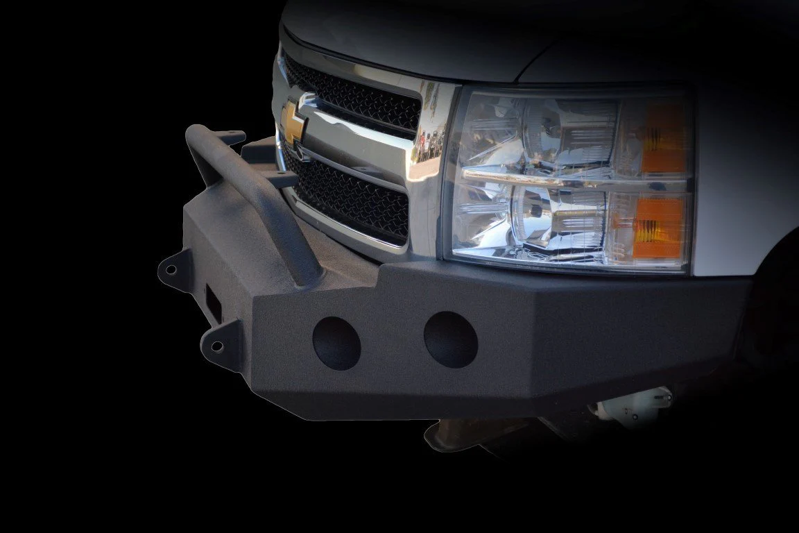 2007-2013 Chevy Silverado 1500 Steel Front Bumper - Image 3