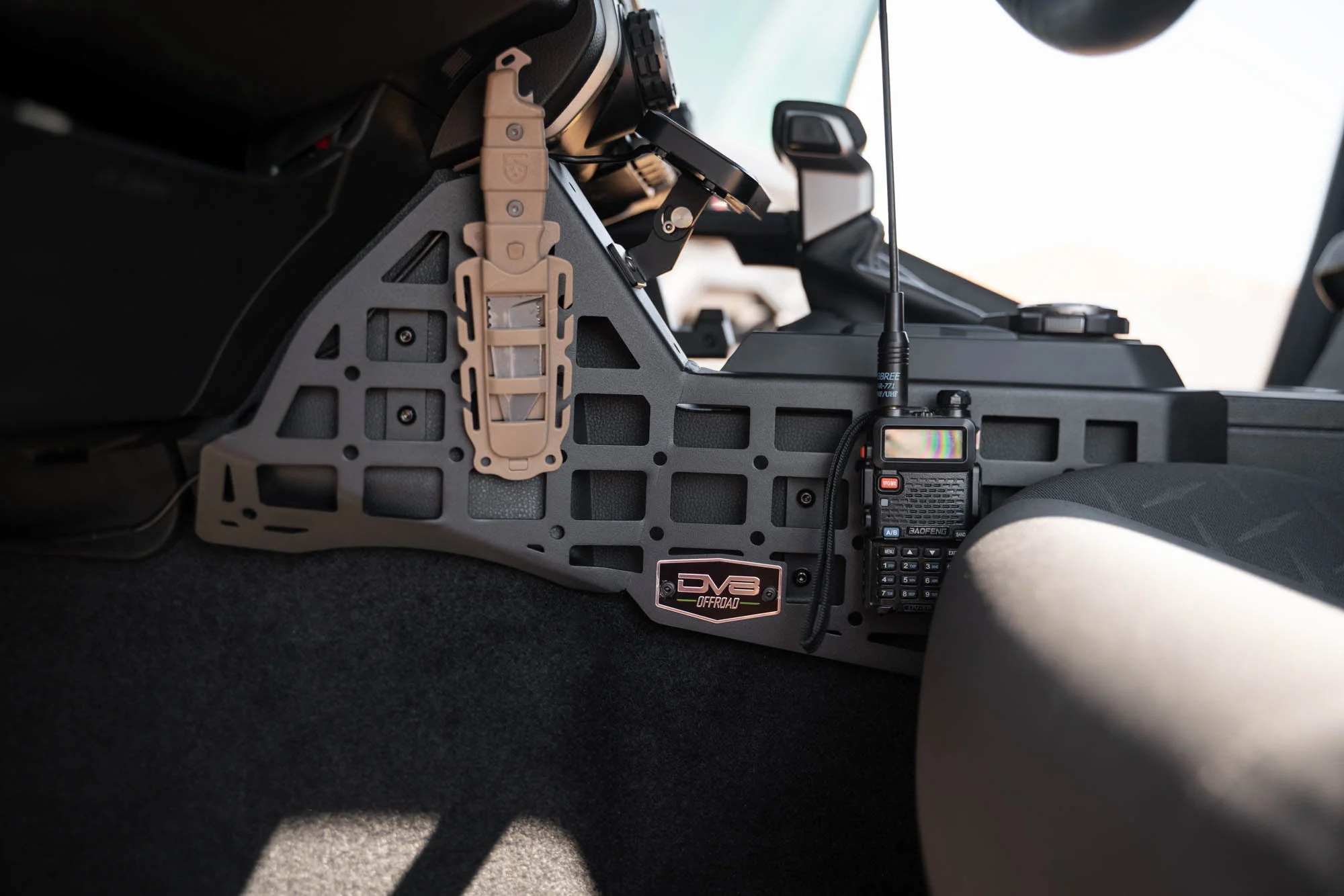 2024-2026 Toyota Tacoma & 4Runner | Center Console Molle Panels & Digital Device Mount - Image 4