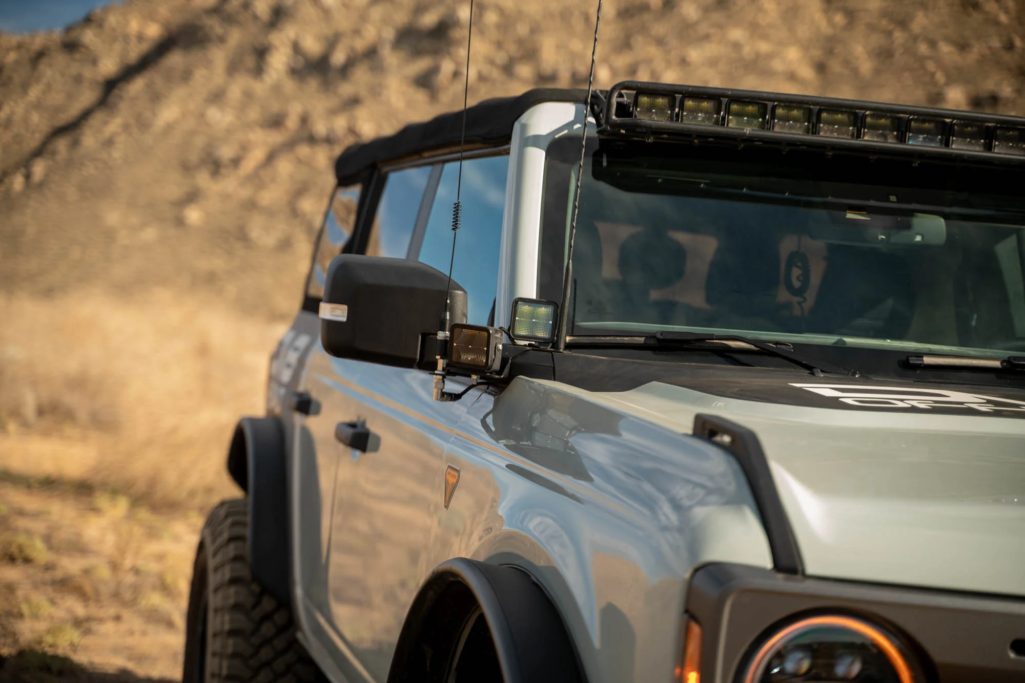 2021-2026 Ford Bronco | A-Pillar Dual Light Pod Drop Mounts - Image 14