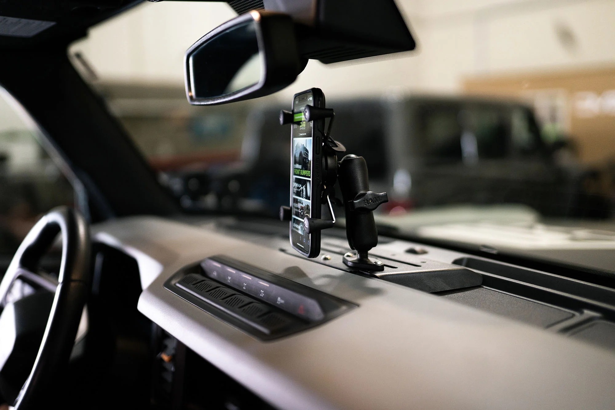 2021-2026 Ford Bronco | Digital Device Dash Mount - Image 3