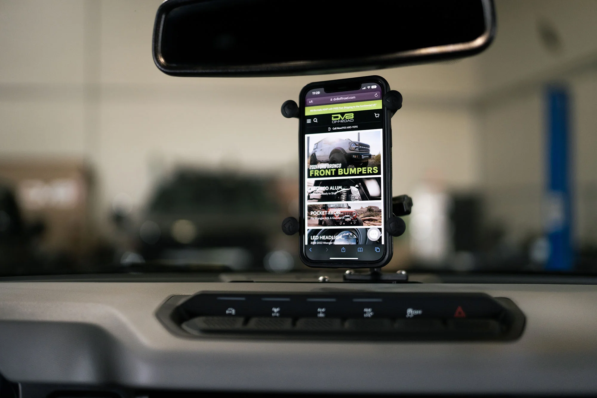 2021-2026 Ford Bronco | Digital Device Dash Mount - Image 5