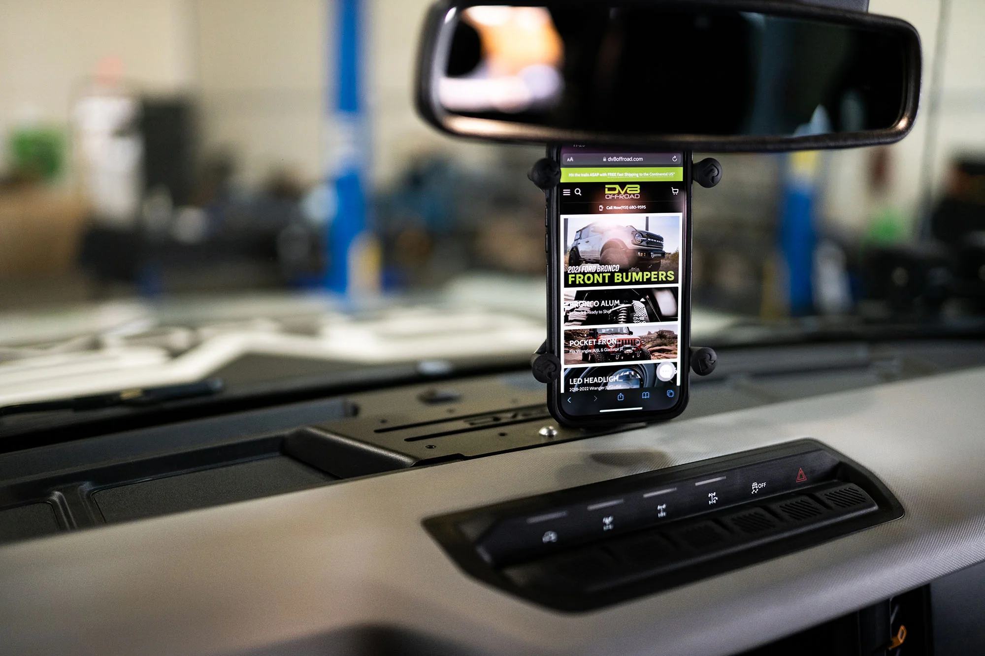2021-2026 Ford Bronco | Digital Device Dash Mount - Image 6