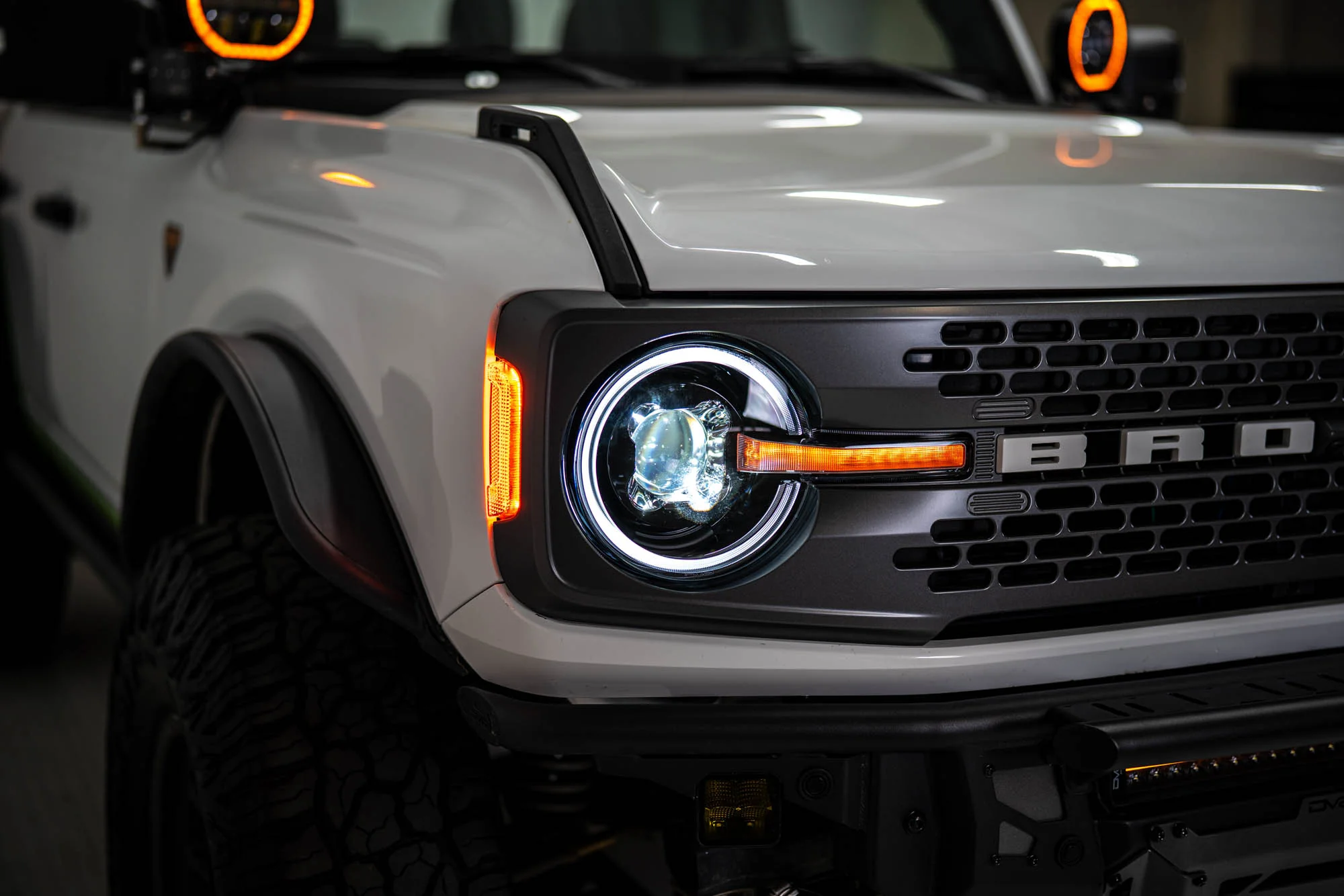 2021-2026 Ford Bronco Black Headlights - Image 11