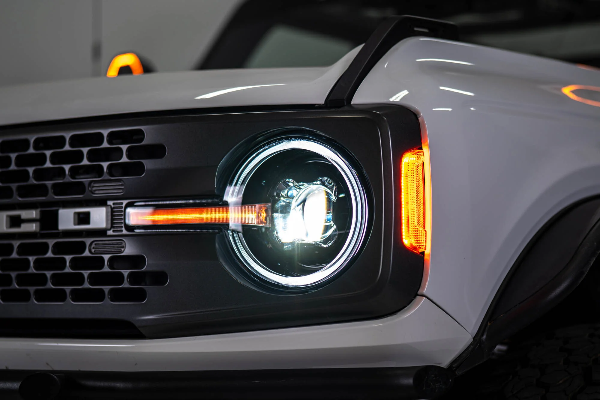2021-2026 Ford Bronco Black Headlights - Image 2