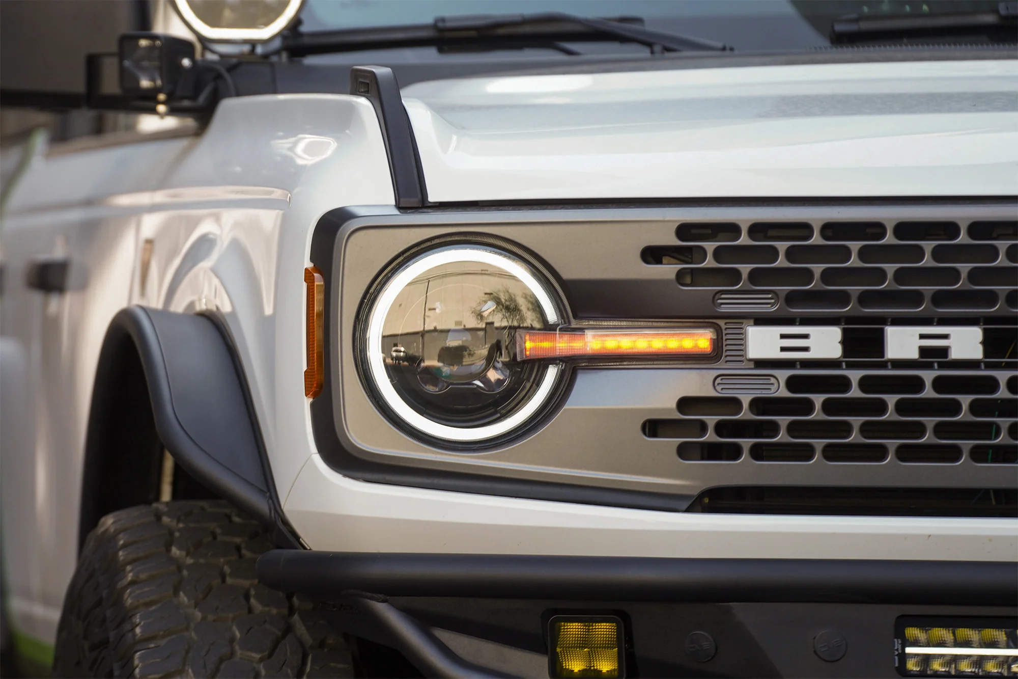 2021-2026 Ford Bronco Black Headlights - Image 3
