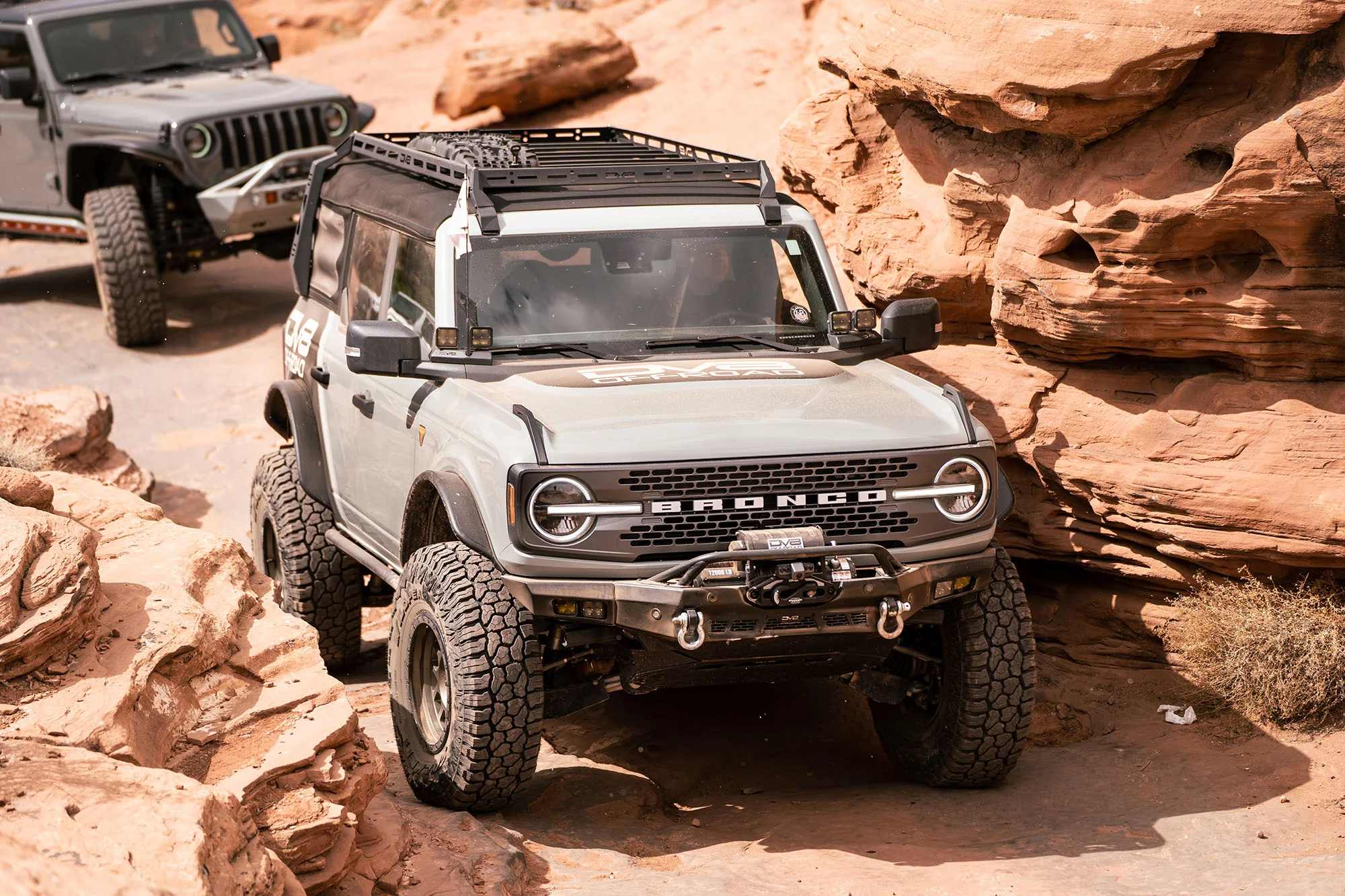 2021-2025 Ford Bronco | 4-Door Soft Top Roof Rack - Image 3