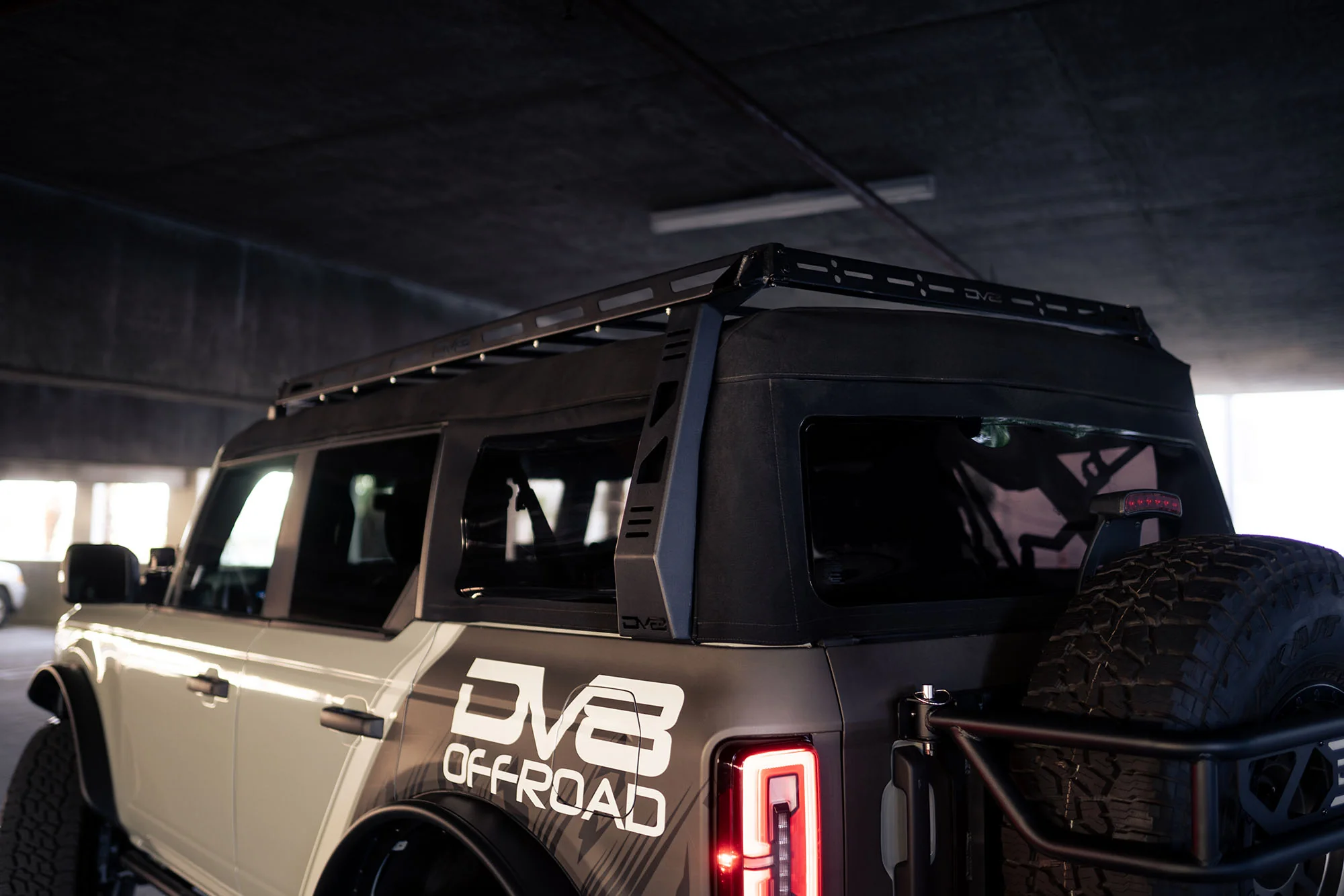 2021-2025 Ford Bronco | 4-Door Soft Top Roof Rack - Image 8