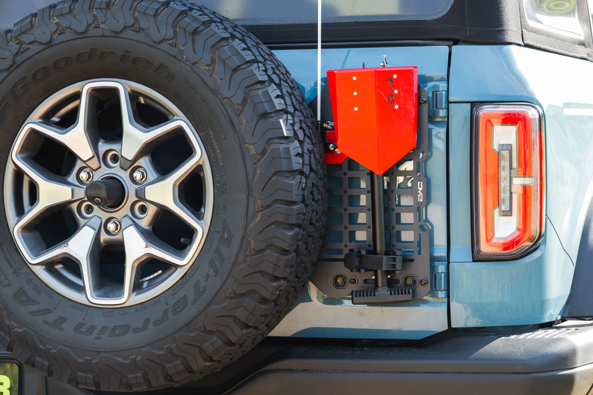 2021-2026 Ford Bronco Tailgate Reinforcement Molle Panel - Image 2