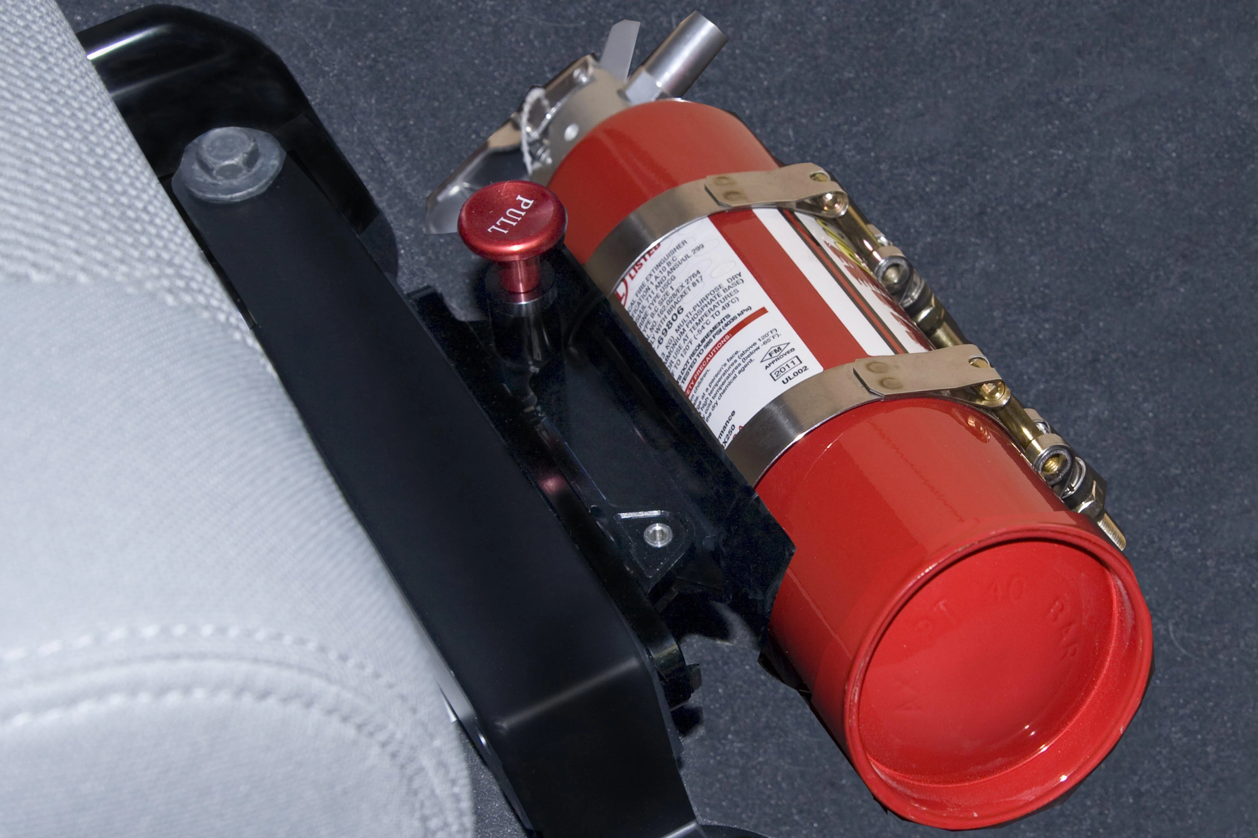 Universal Fire Extinguisher Mount | Black - Image 12