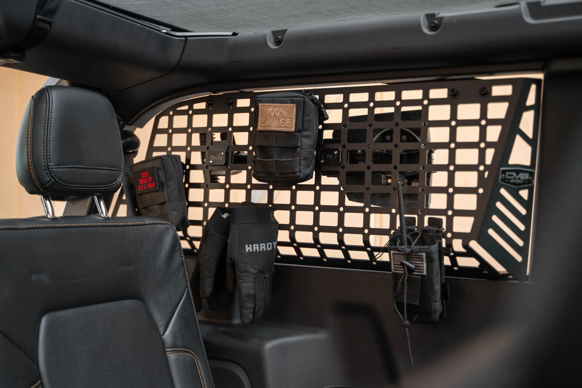 2021-2025 Ford Bronco 2-Door | Rear Window Pocket Molle Panels - Image 4