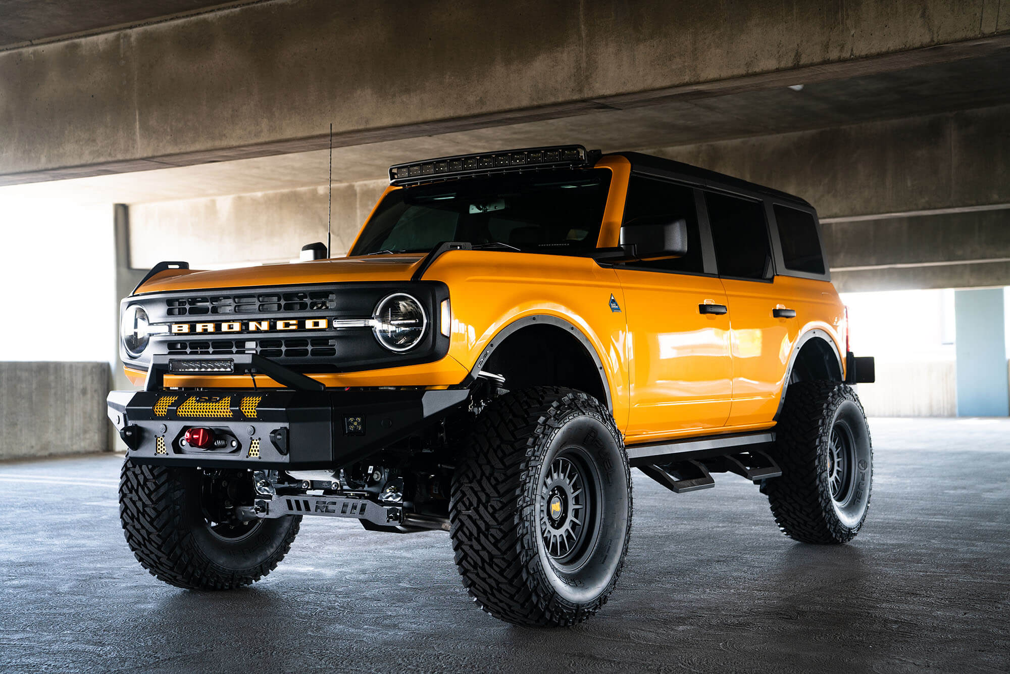 2021-2026 Ford Bronco | 40-Inch Curved Light Bar Mount - Image 13