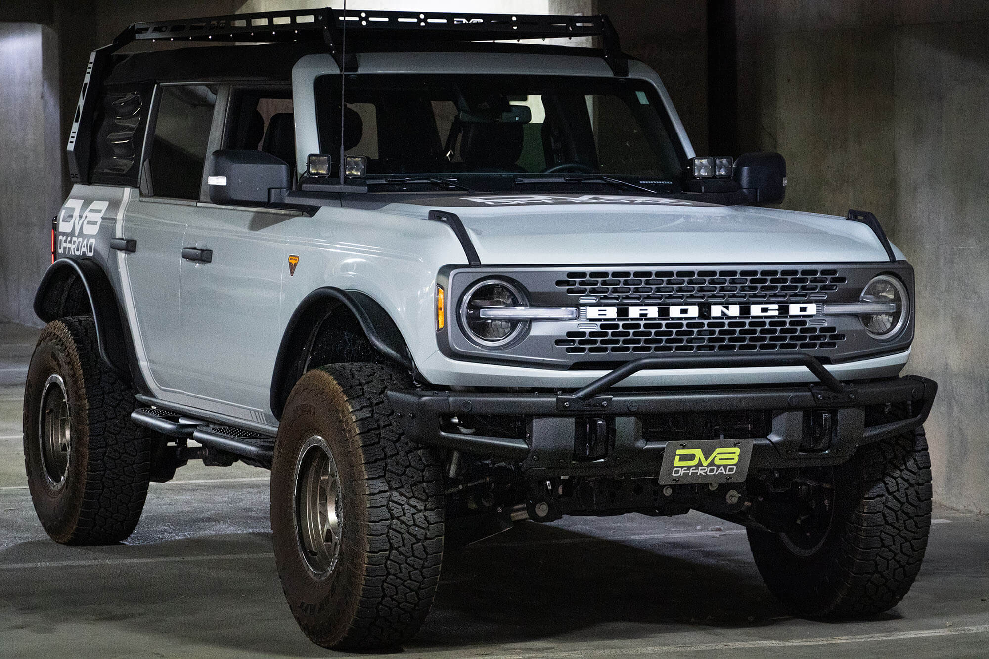 2021-2026 Ford Bronco | Factory Front Bumper License Relocation Bracket | Center - Image 3