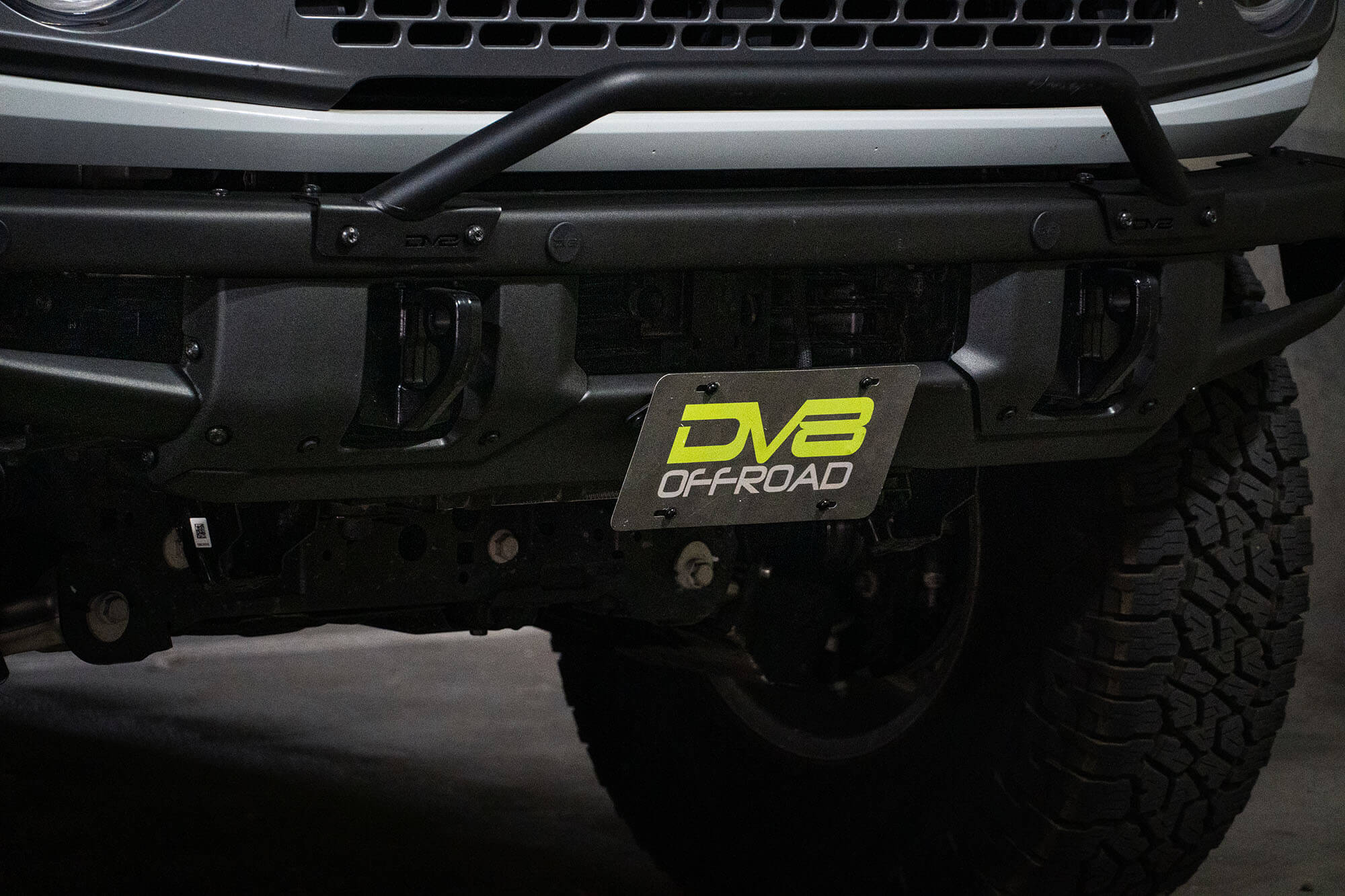 2021-2026 Ford Bronco | Factory Front Bumper License Relocation Bracket | Center - Image 4