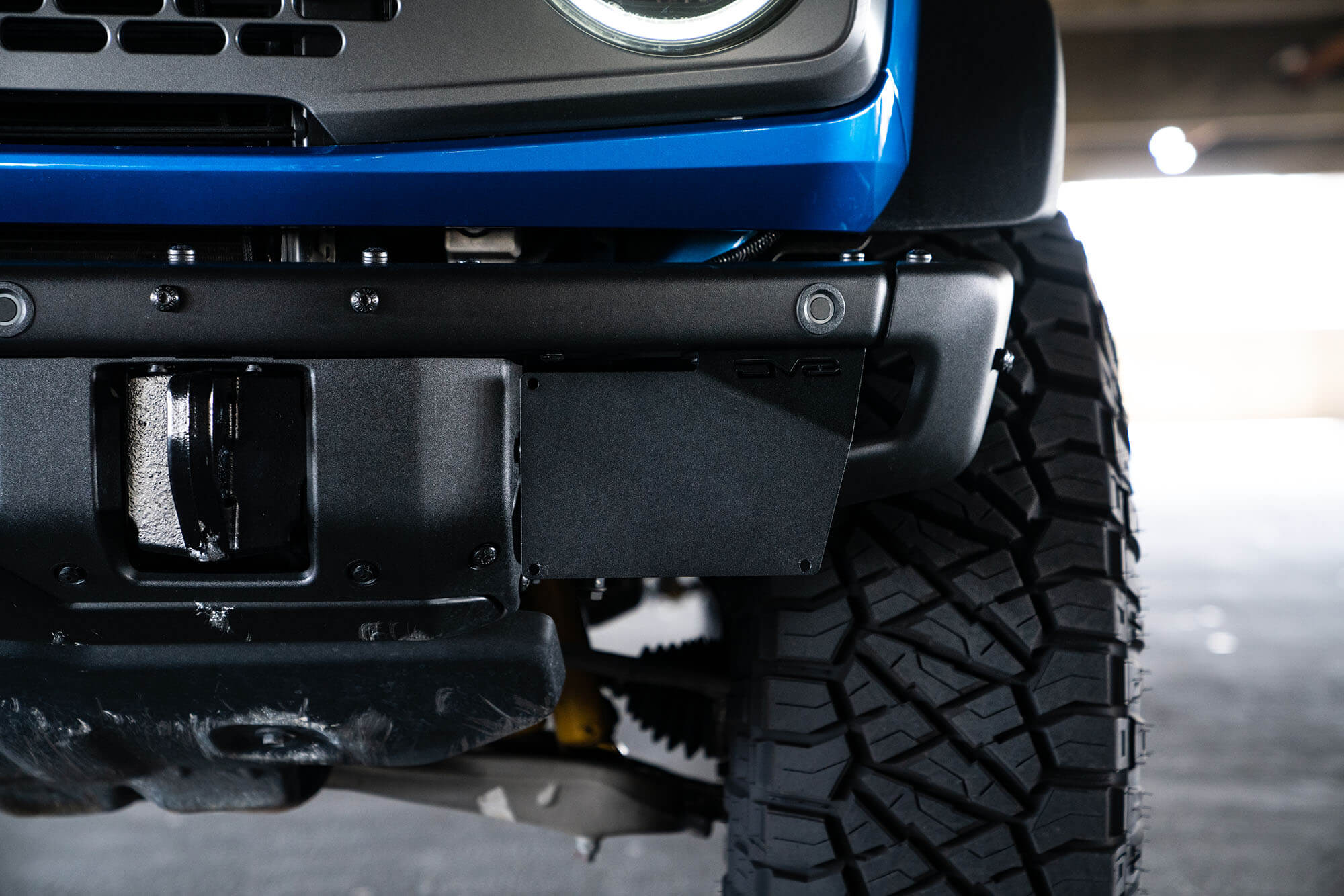 2021-2026 Ford Bronco | Factory Front Bumper License Relocation Bracket | Side - Image 7