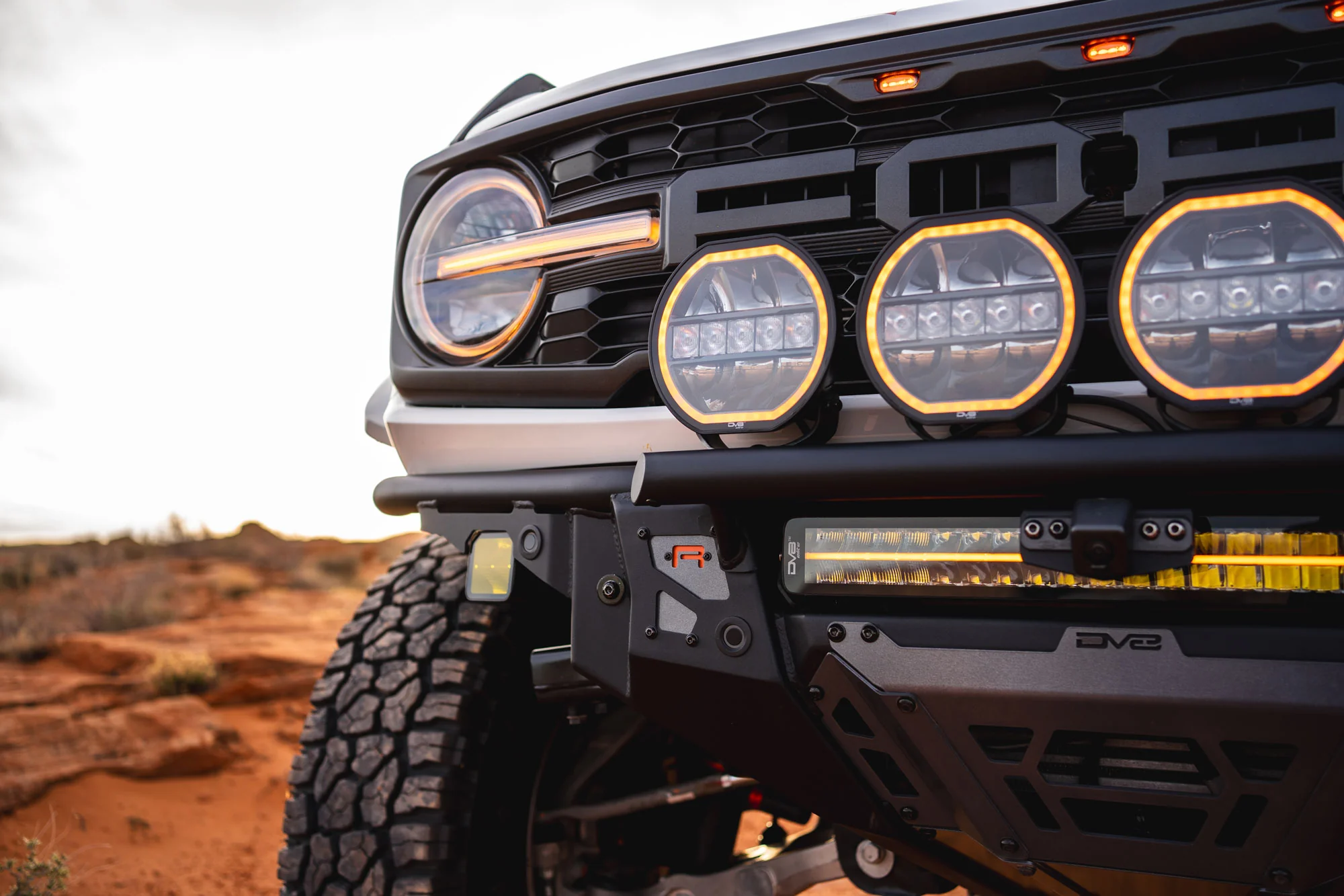 2022-2026 Ford Bronco Raptor Tube Front Bumper - Image 14