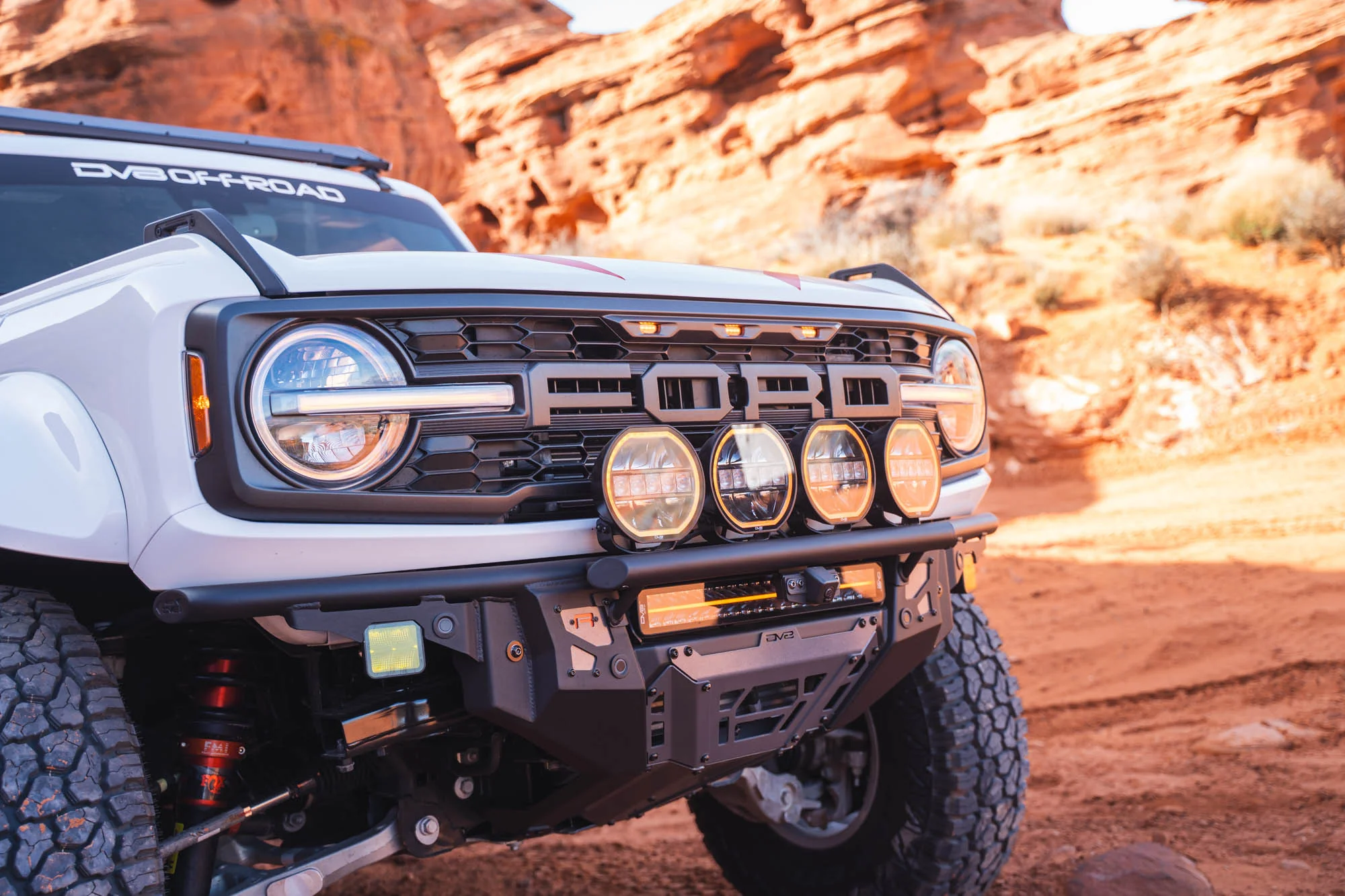 2022-2026 Ford Bronco Raptor Tube Front Bumper - Image 6
