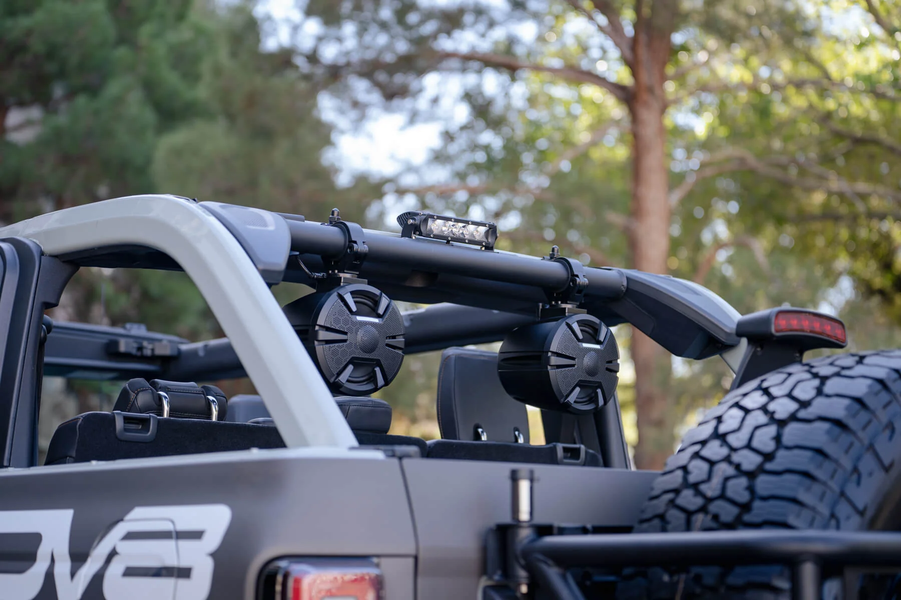 2021-2026 Ford Bronco | Rear Speaker & Light Mount - Image 5