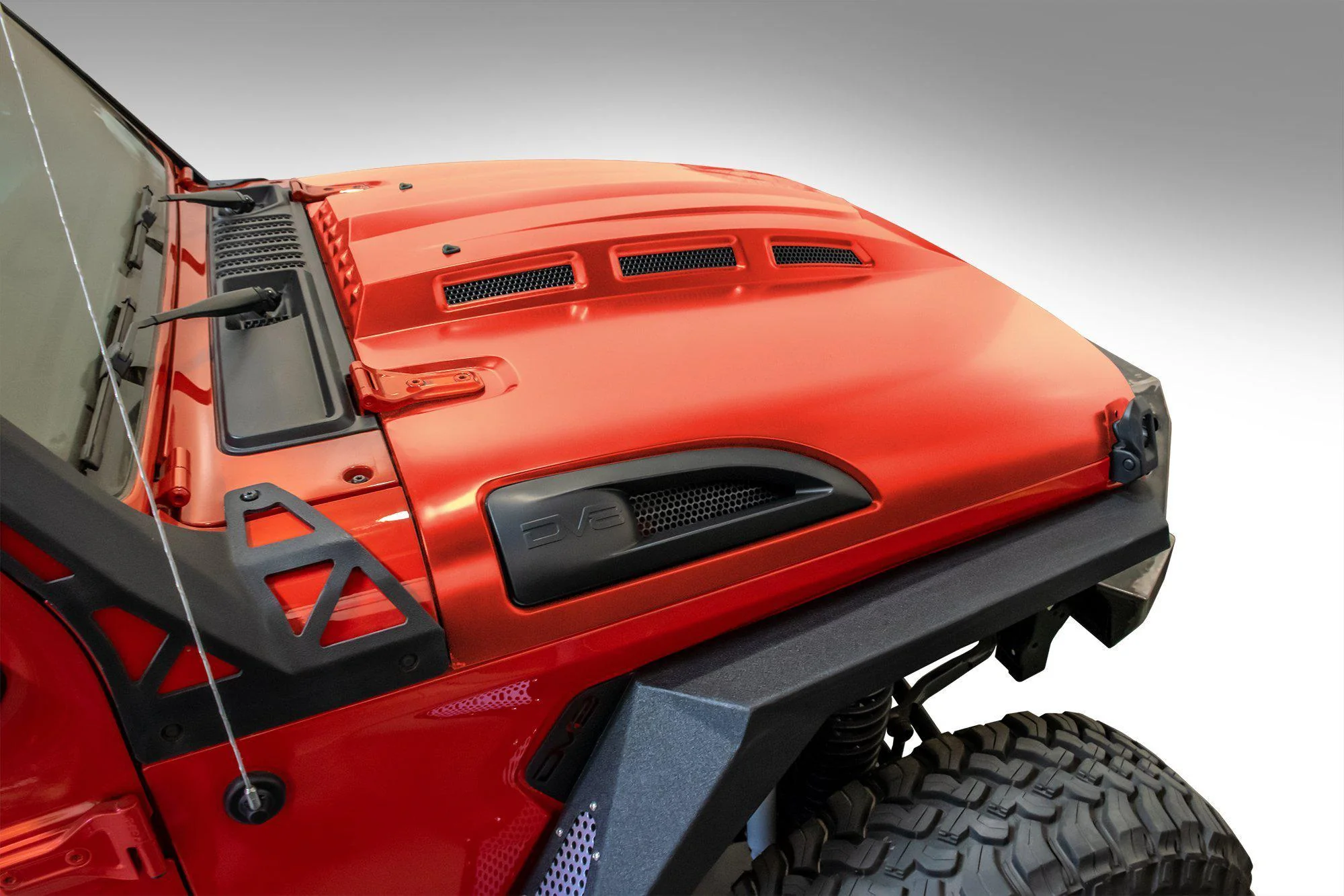 2018-2026 Jeep Wrangler JL & Gladiator JT Heat Dispersion Hood - Image 16