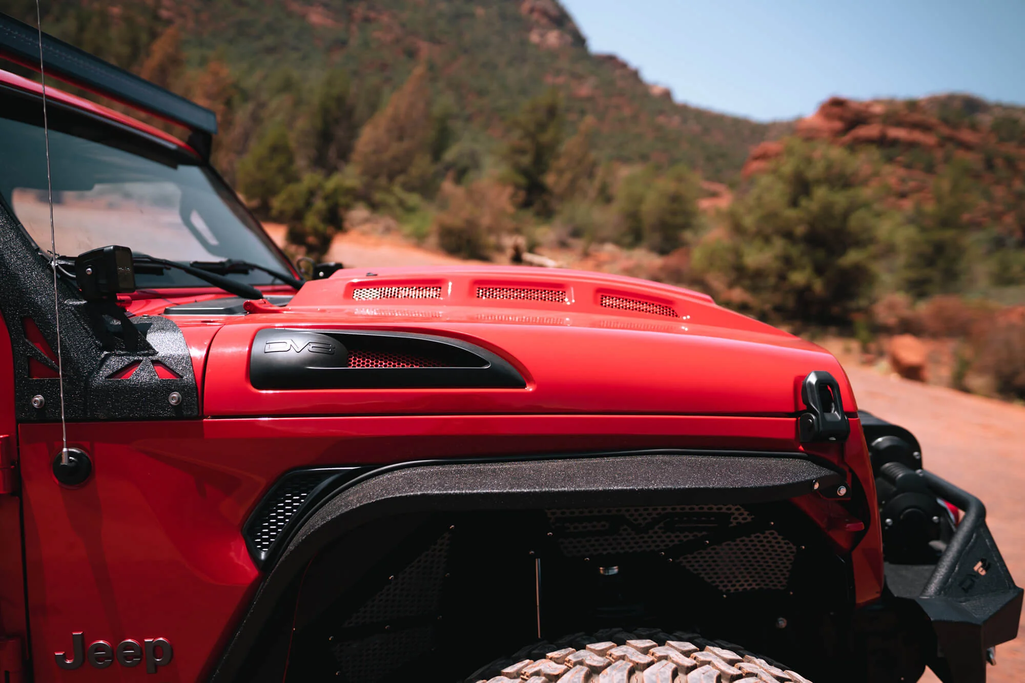 2018-2026 Jeep Wrangler JL & Gladiator JT Heat Dispersion Hood - Image 9