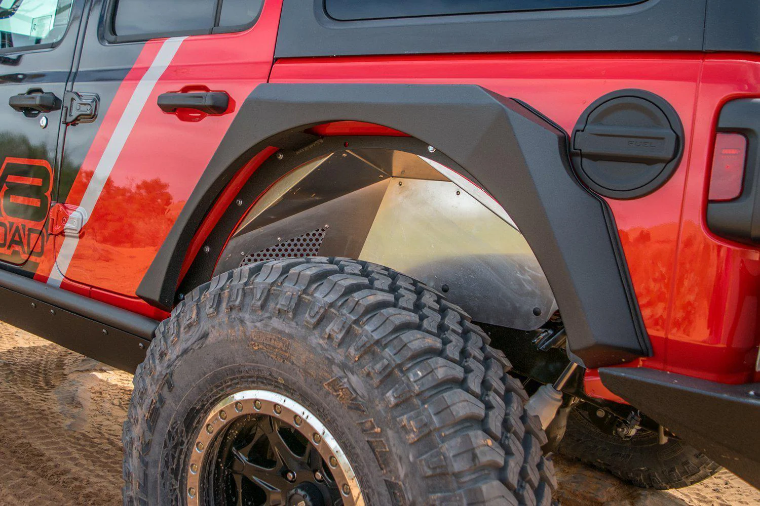2018-2023 Jeep JL Rear Inner Fenders | Black - Image 4