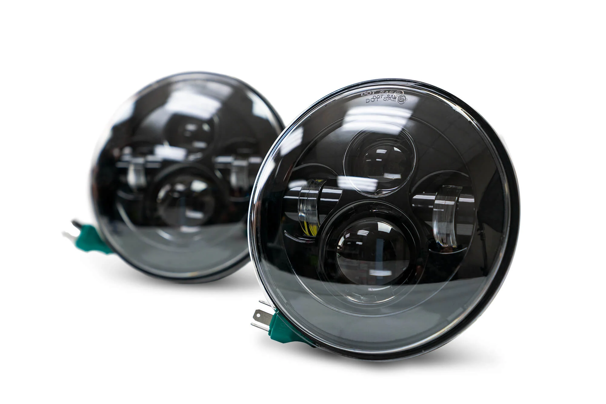 2007-2018 Jeep JK Projector LED Headlights - Image 11
