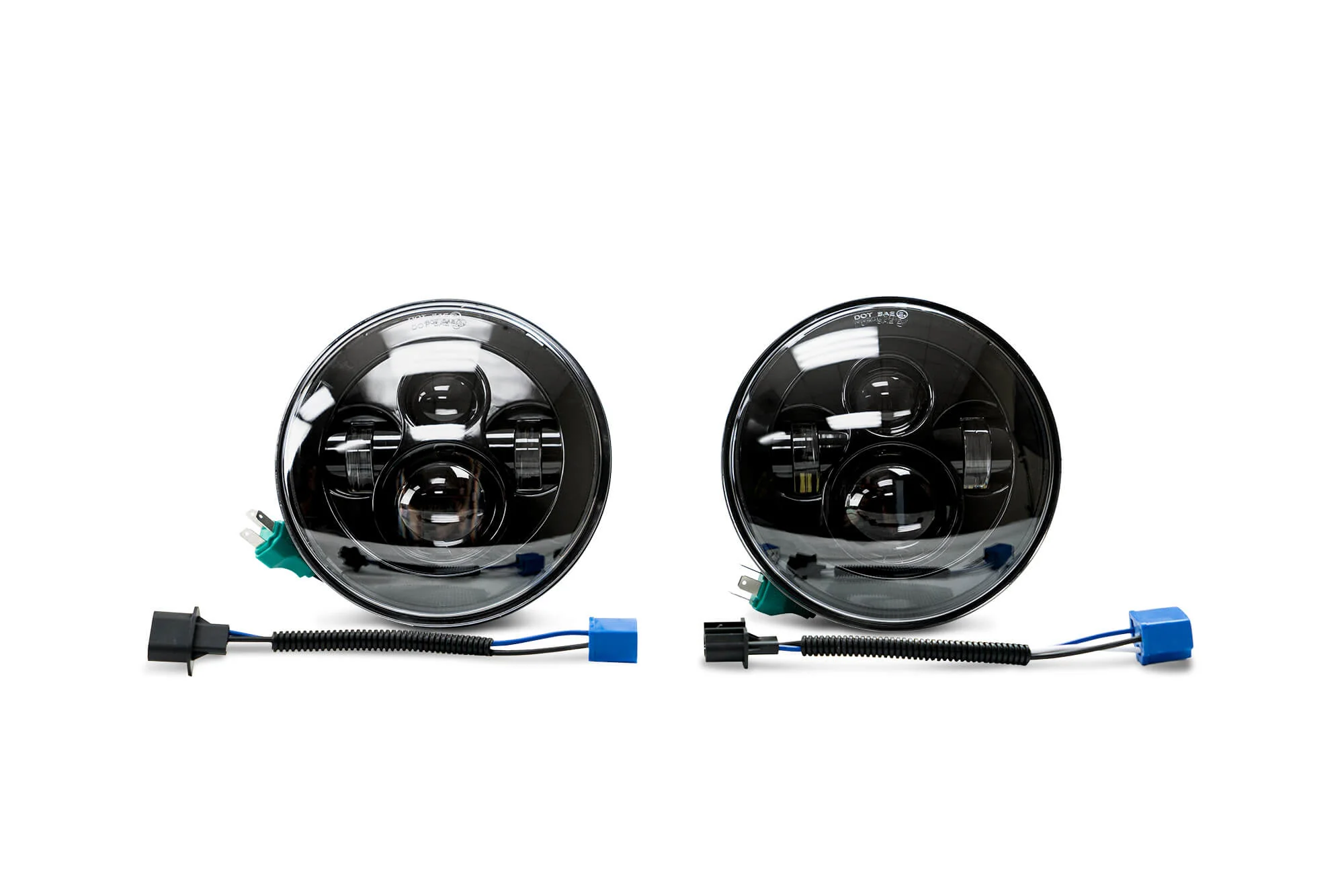 2007-2018 Jeep JK Projector LED Headlights - Image 14