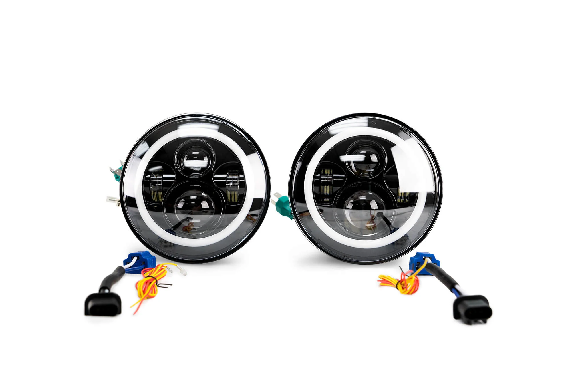 2007-2018 Jeep JK Projector LED Headlights - Image 15