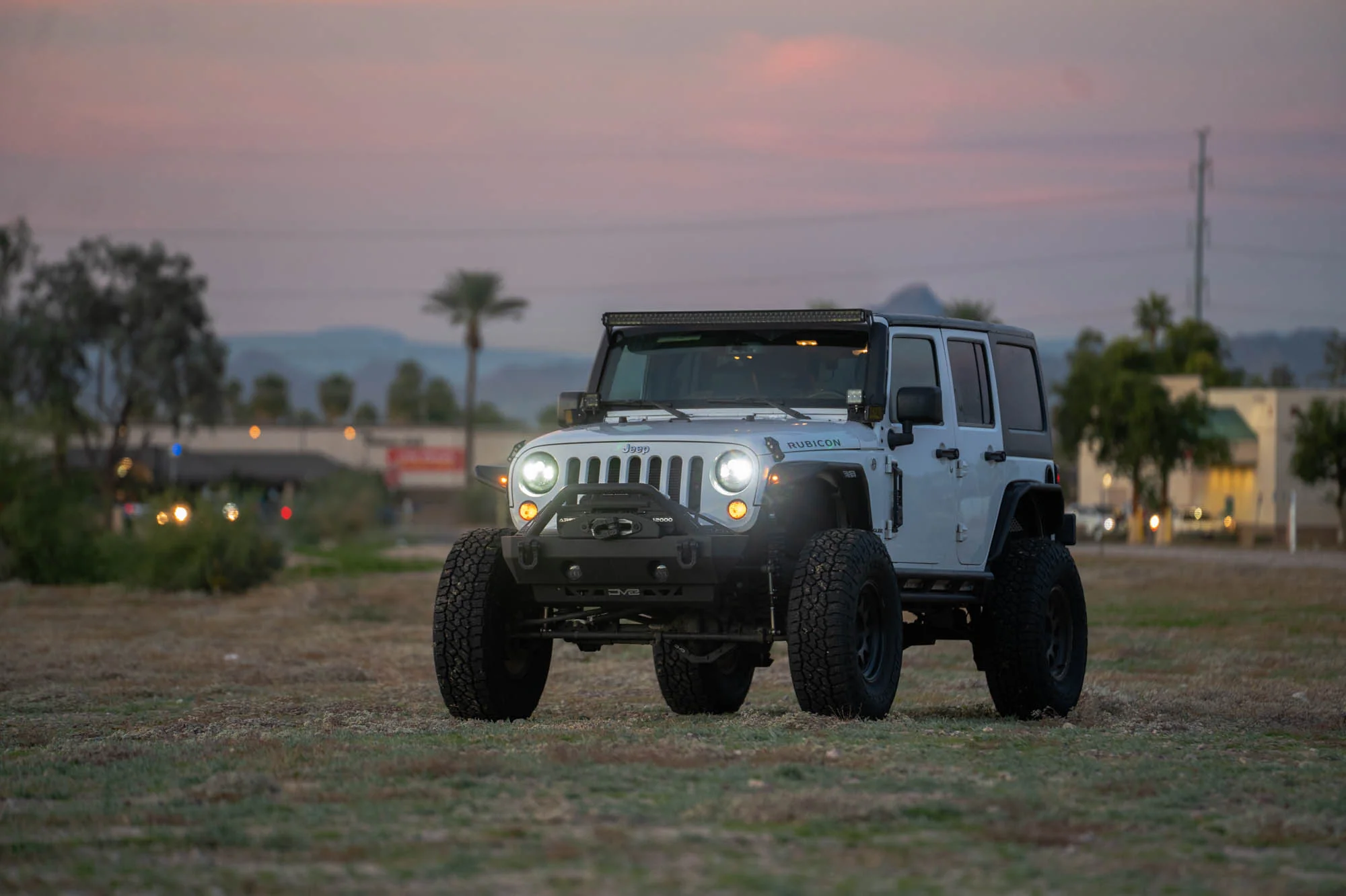 2007-2018 Jeep JK Projector LED Headlights - Image 2