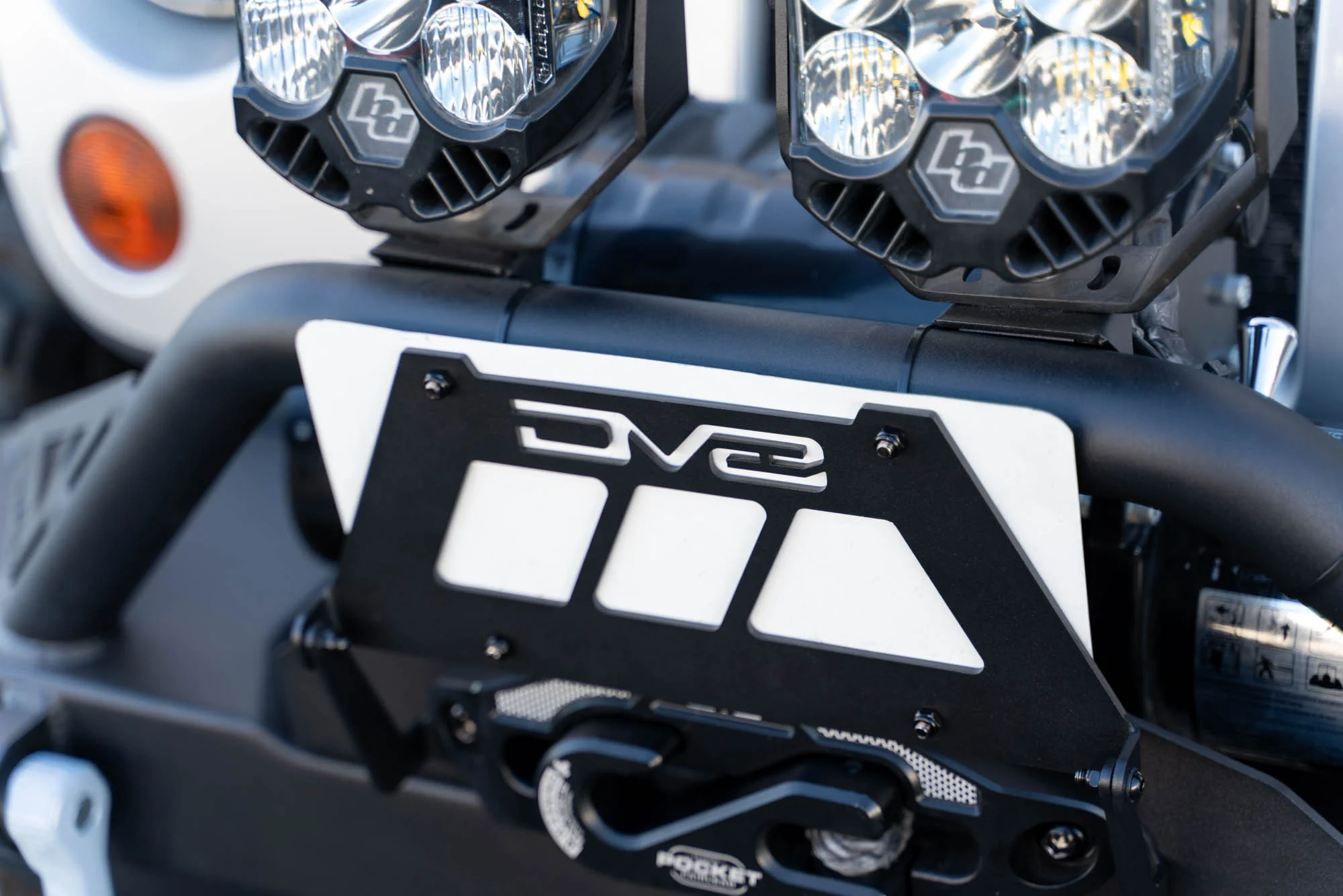 Fairlead Mounted Flip-Up License Plate Bracket - Image 3