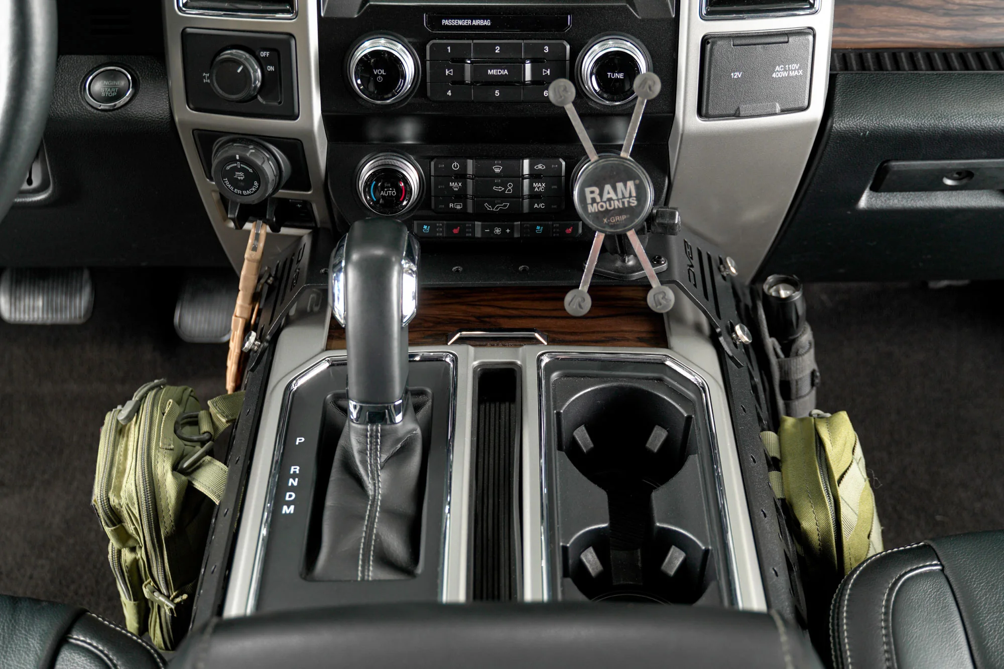2015-2020 Ford F-150 & 2017-2021 F-250/350 | Center Console Molle Panels & Device Mount - Image 3