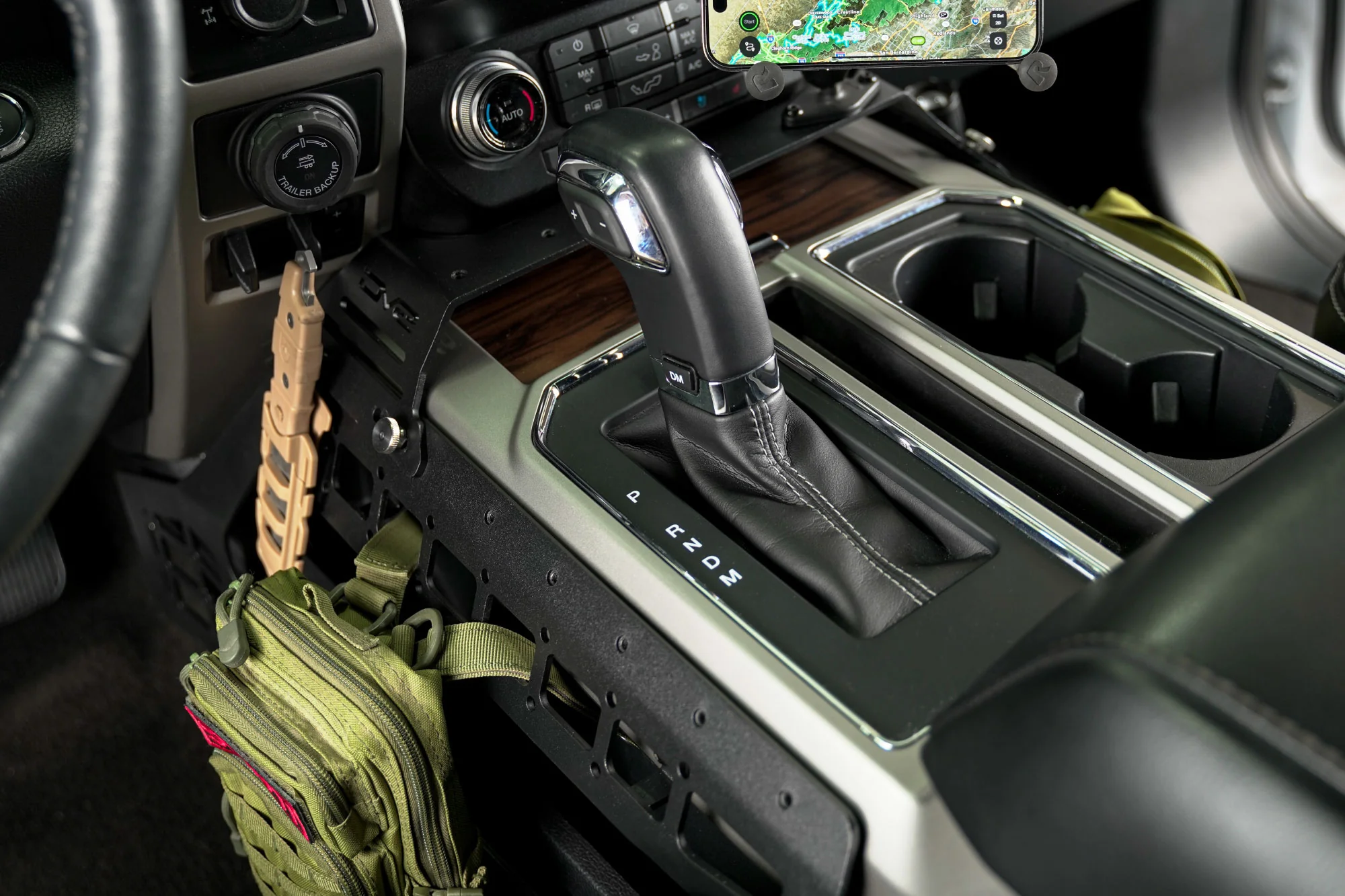 2015-2020 Ford F-150 & 2017-2021 F-250/350 | Center Console Molle Panels & Device Mount - Image 5