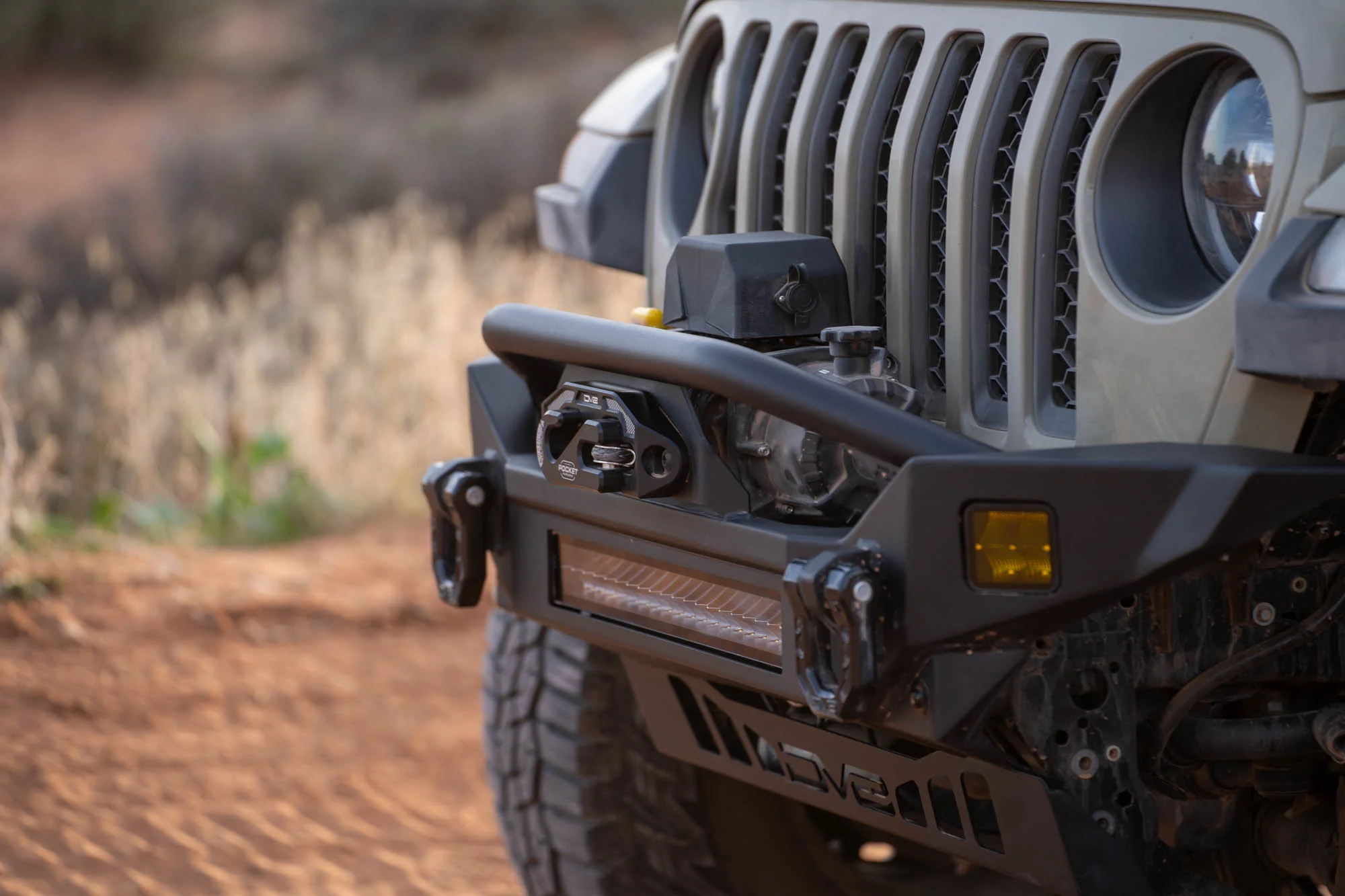 2007-2026 Jeep Wrangler JK/JL & Gladiator JT | FS-7 Mid-Width Winch Front Bumper - Image 4