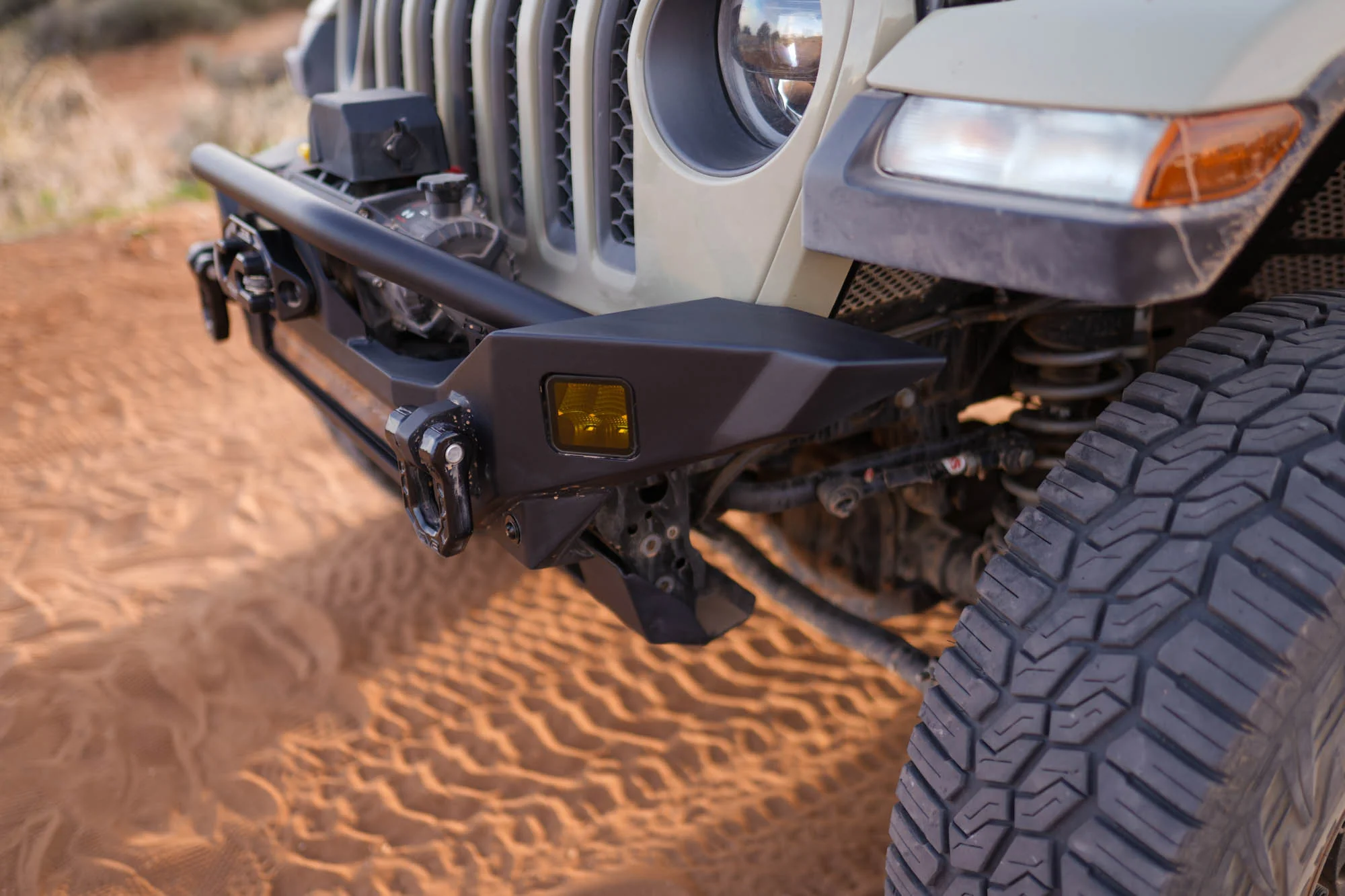 2007-2026 Jeep Wrangler JK/JL & Gladiator JT | FS-7 Mid-Width Winch Front Bumper - Image 5