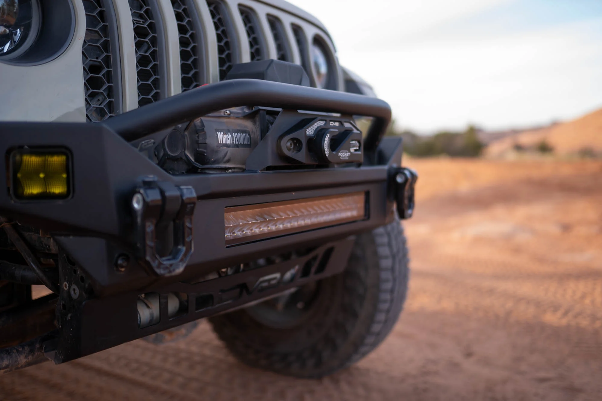 2007-2026 Jeep Wrangler JK/JL & Gladiator JT | FS-7 Mid-Width Winch Front Bumper - Image 7