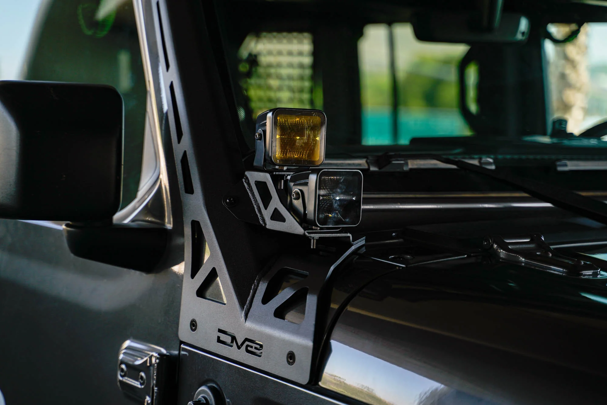 2018-2026 Jeep Wrangler JL & Gladiator JT | A-Pillar Dual Light Pod Mounts - Image 10