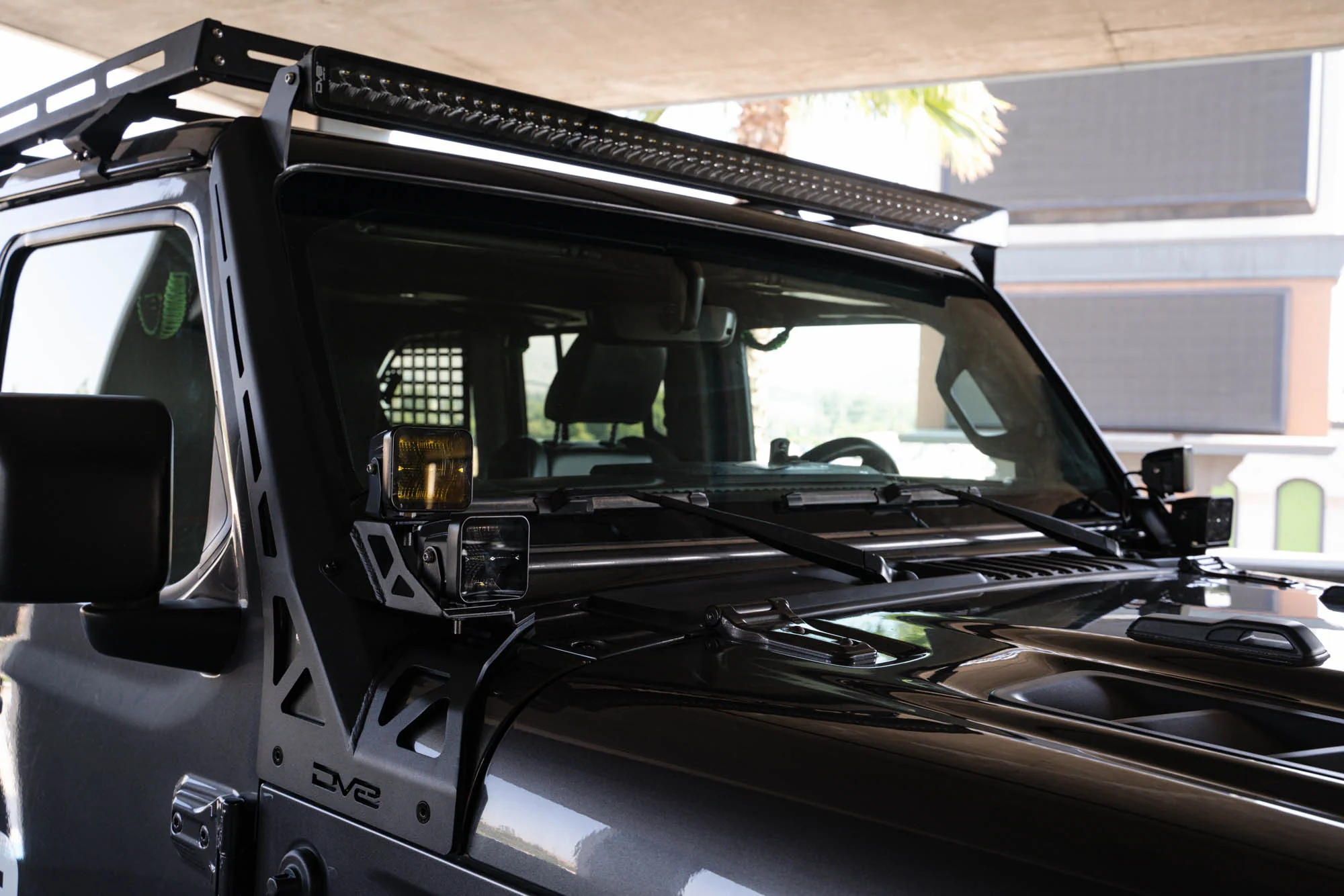 2018-2026 Jeep Wrangler JL & Gladiator JT | A-Pillar Dual Light Pod Mounts - Image 3