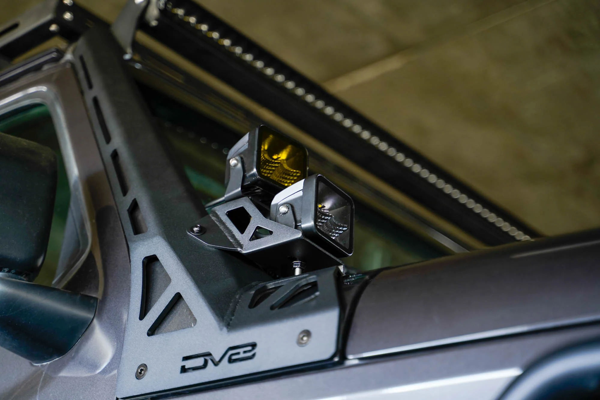 2018-2026 Jeep Wrangler JL & Gladiator JT | A-Pillar Dual Light Pod Mounts - Image 7