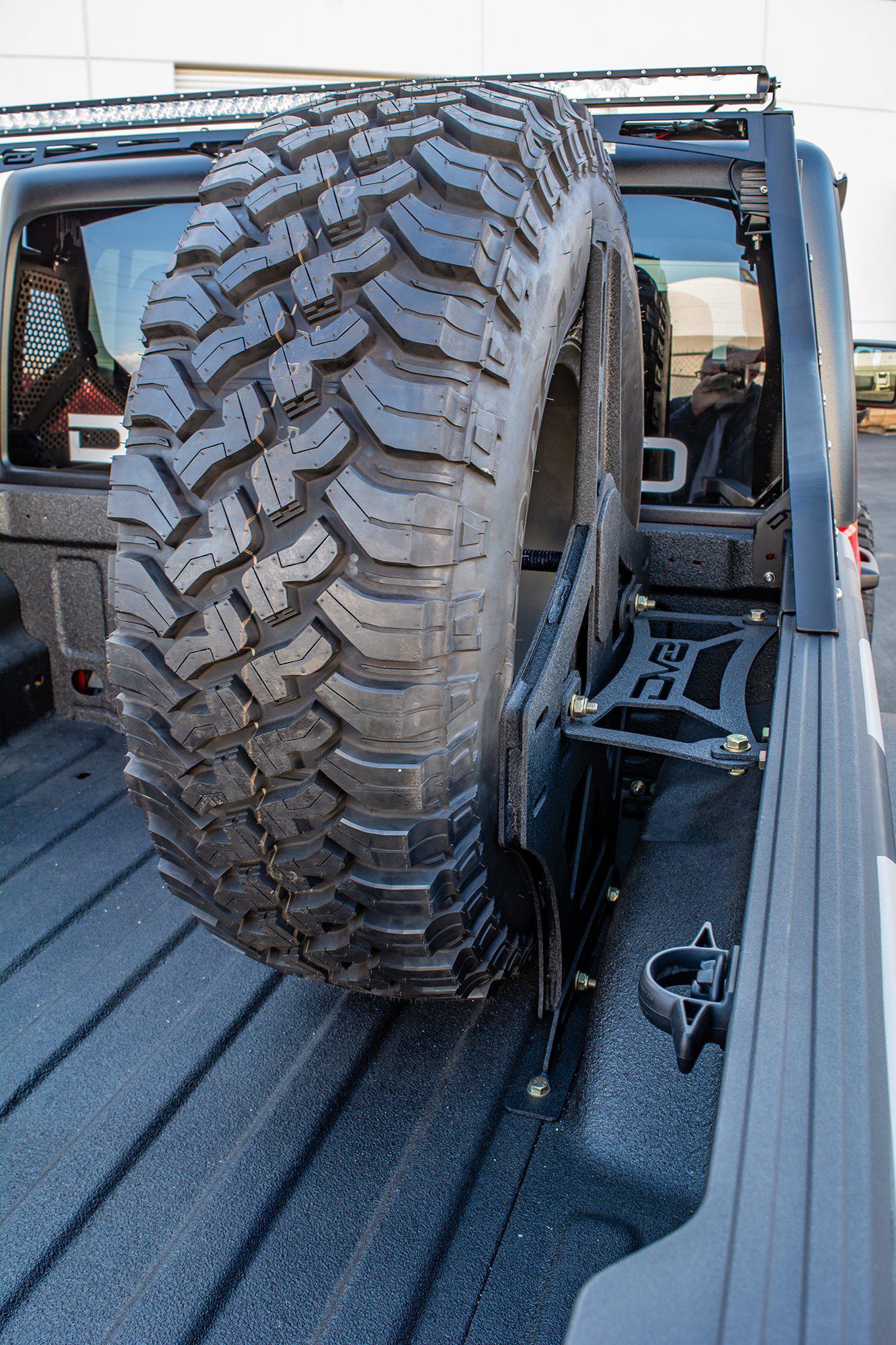 2020-2025 Jeep Gladiator JT Stand Up Spare Tire Mount - Image 7