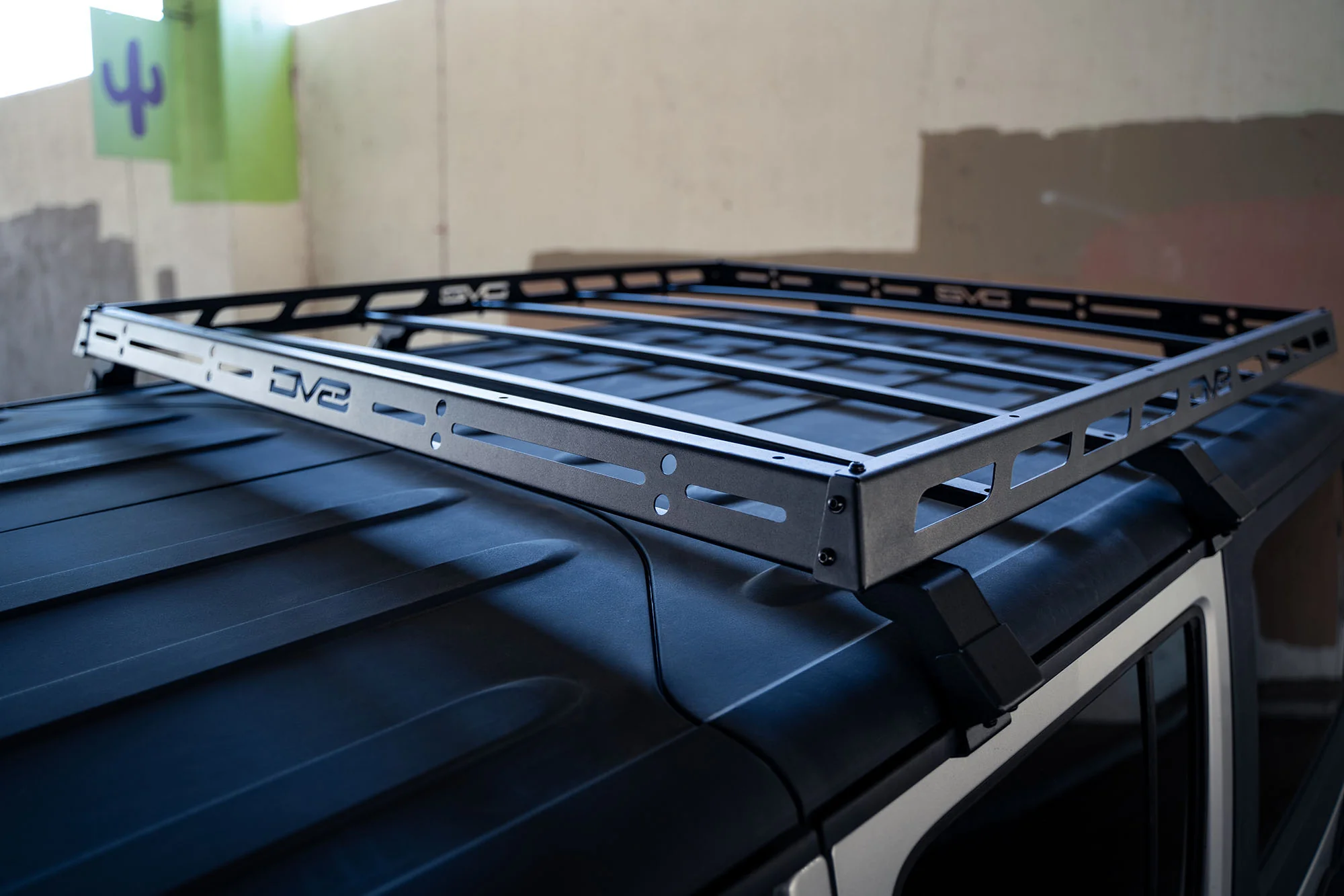 2007-2018 Jeep Wrangler JK Half-Length Roof Rack - Image 7