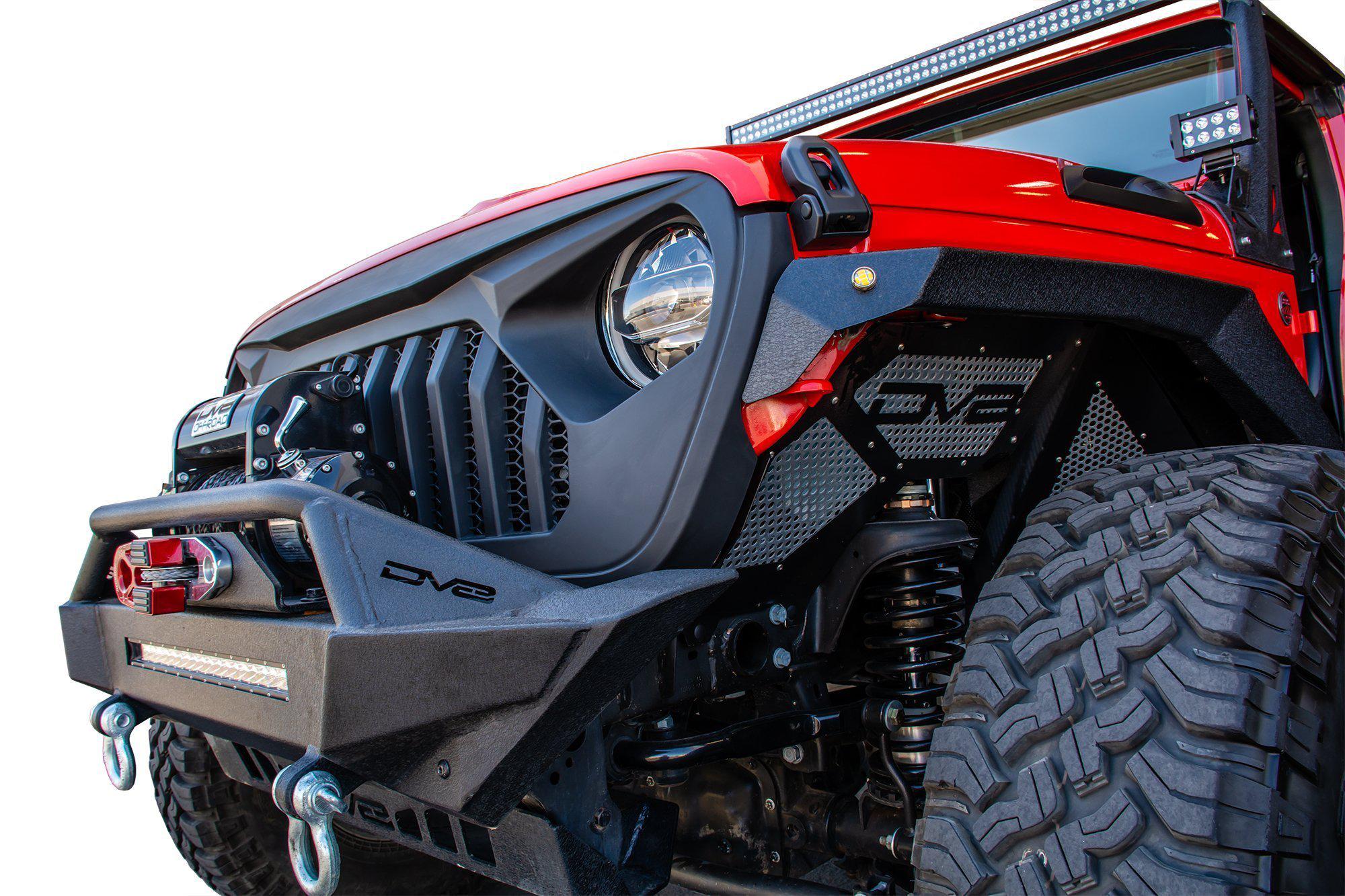 2018-2026 Jeep Wrangler JL & Gladiator JT Replacement Grille | Black - Image 12