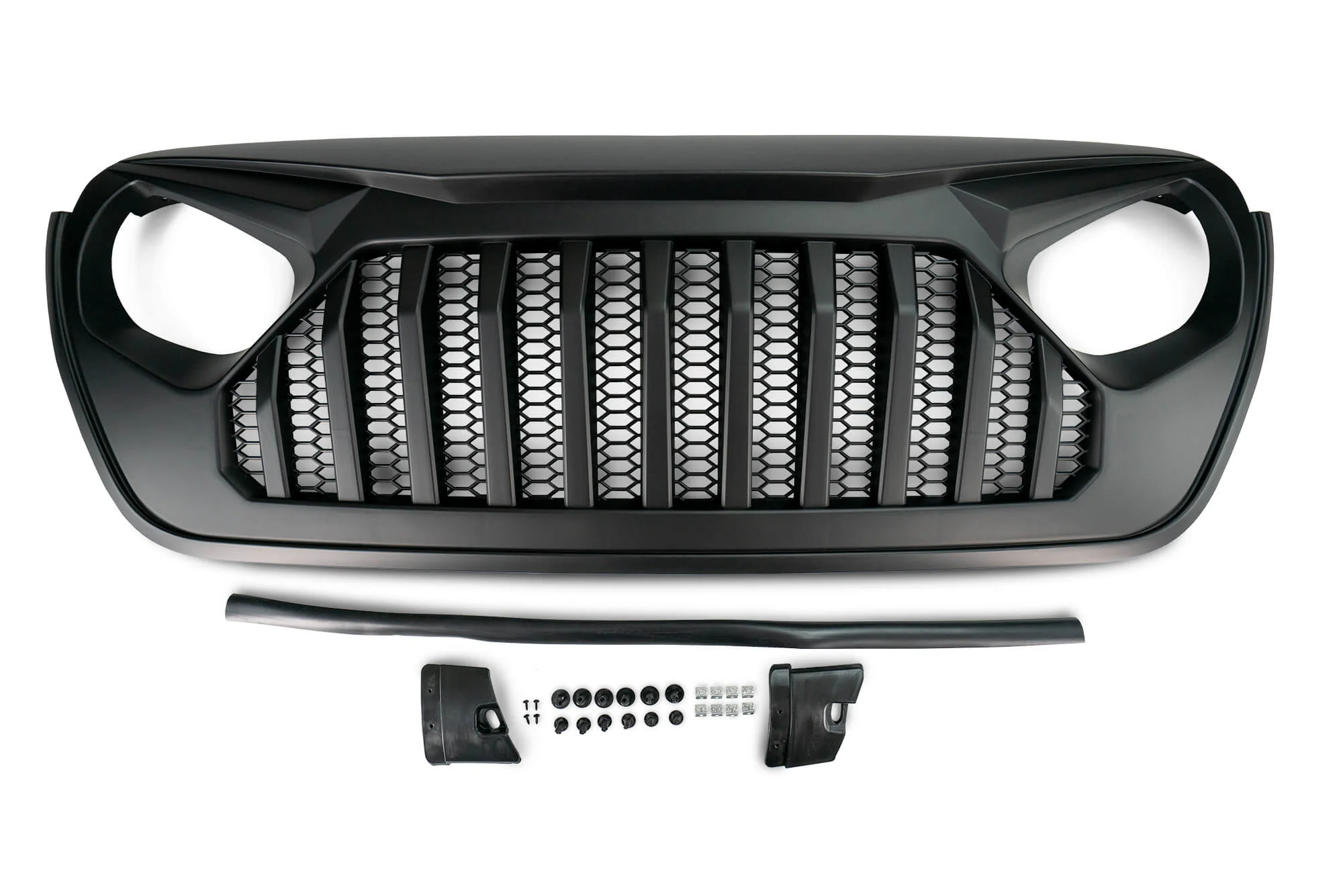 2018-2026 Jeep Wrangler JL & Gladiator JT Replacement Grille | Black - Image 6