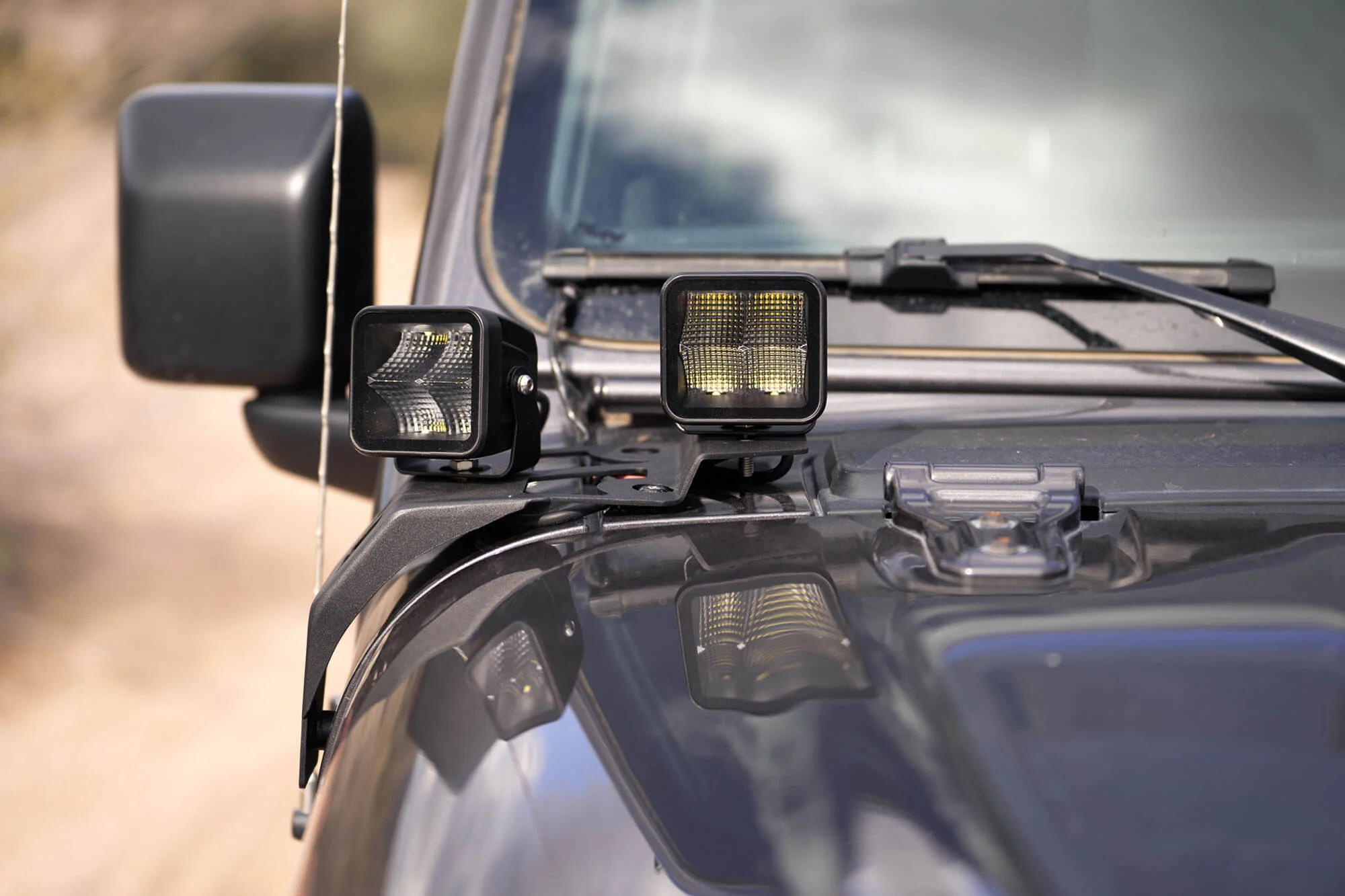 2018-2026 Jeep Wrangler JL & Gladiator JT A-Pillar Dual Pod Light Mounts - Image 9
