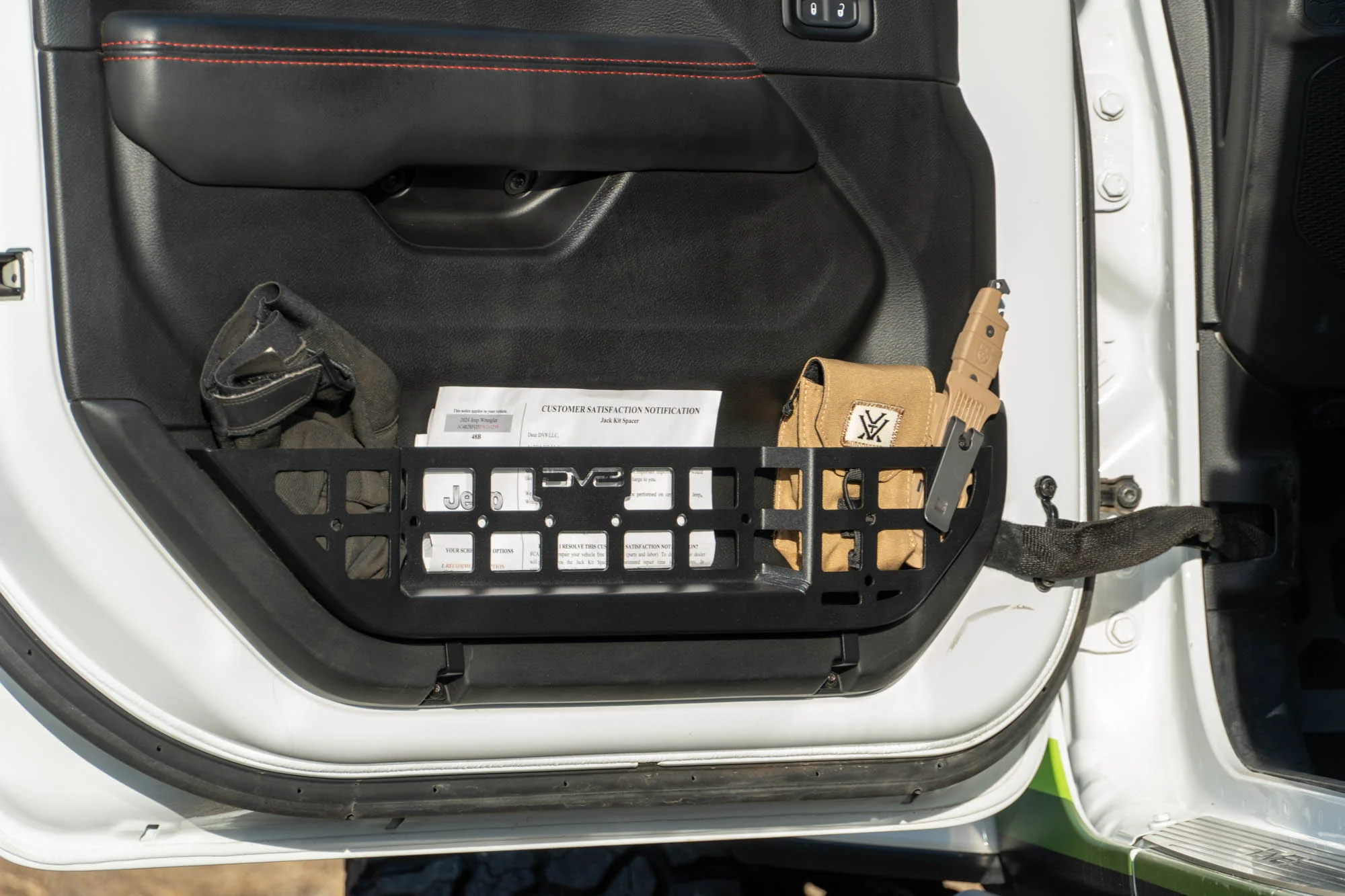 2018-2026 Jeep Wrangler JL & Gladiator JT Electric Seat Front Door Molle Pockets - Image 2
