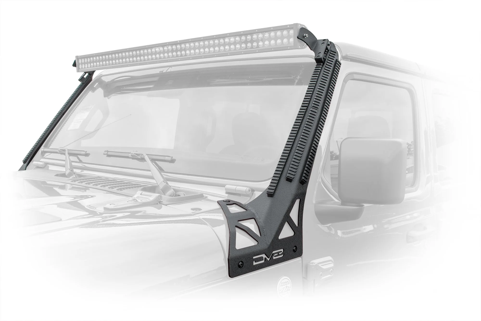 2018-2026 Jeep Wrangler JL & Gladiator JT A-Pillar Mounted Rail System - Image 3