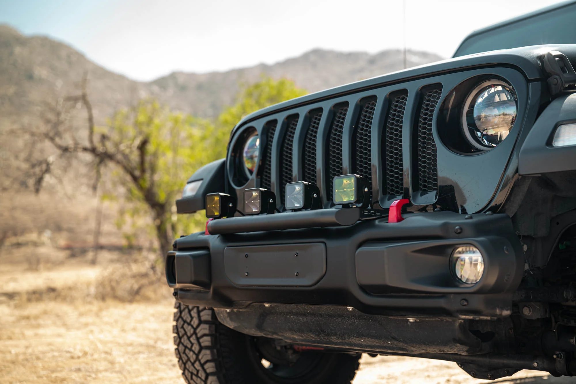 2018+ Wrangler JL Push Bar for Mopar Rubicon Steel Bumper - Image 10