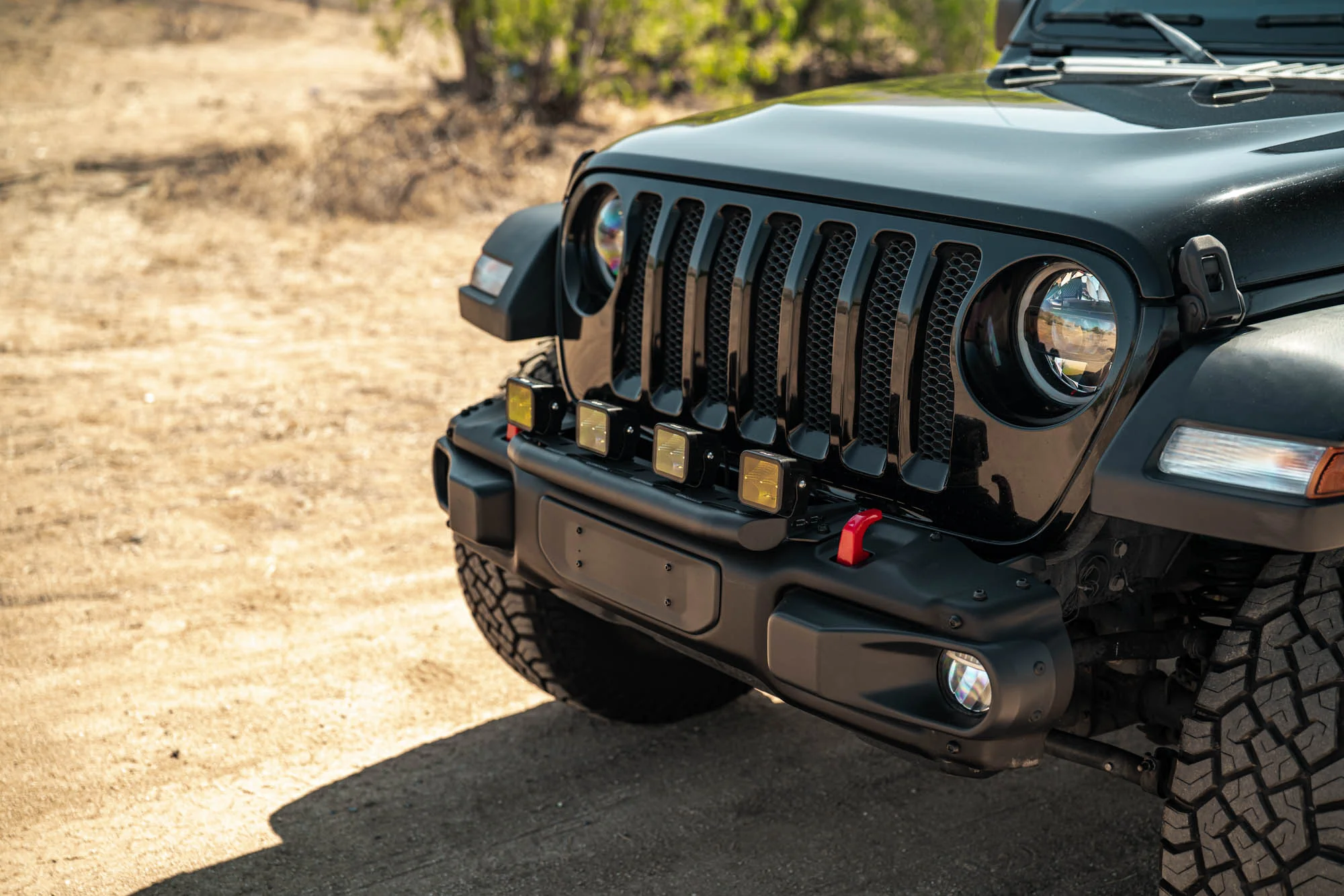 2018+ Wrangler JL Push Bar for Mopar Rubicon Steel Bumper - Image 3