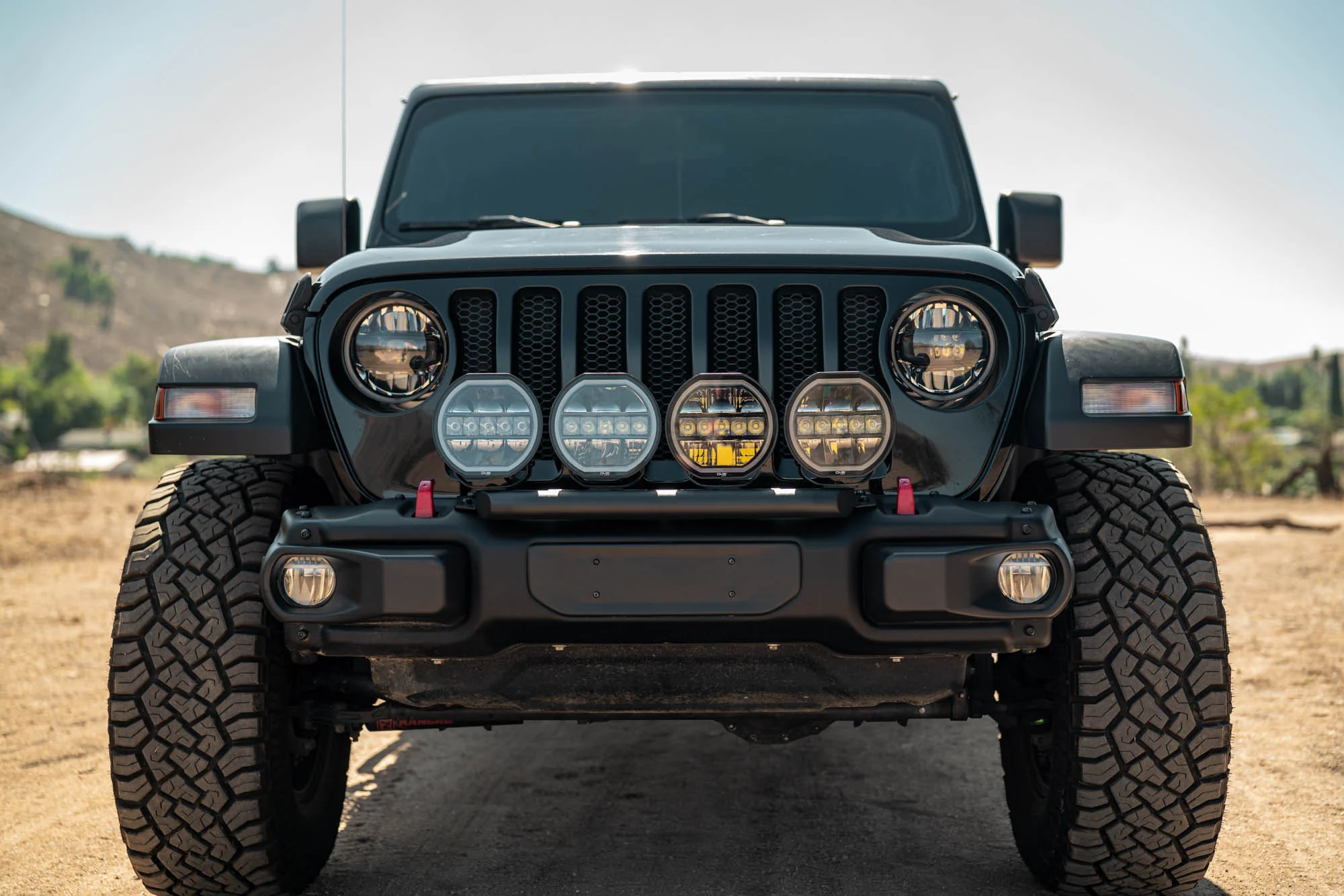 2018+ Wrangler JL Push Bar for Mopar Rubicon Steel Bumper - Image 6