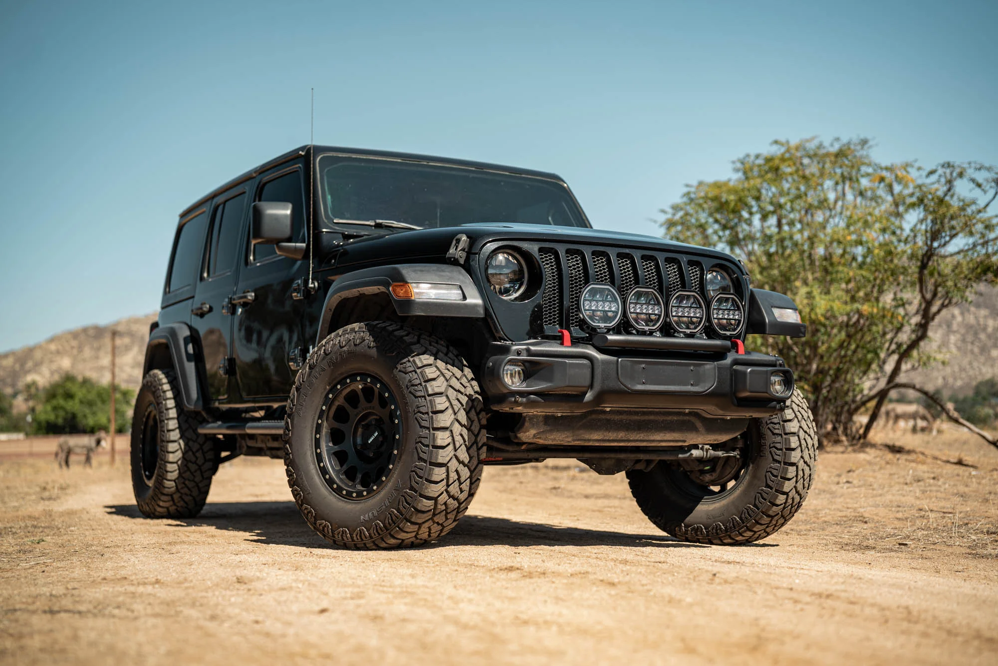 2018+ Wrangler JL Push Bar for Mopar Rubicon Steel Bumper - Image 7