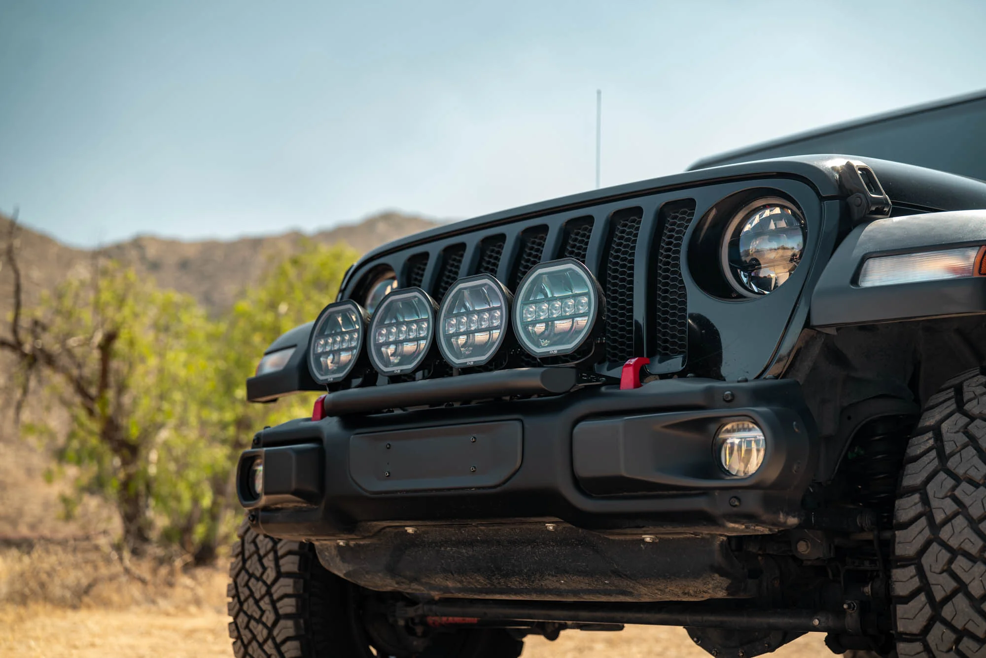 2018+ Wrangler JL Push Bar for Mopar Rubicon Steel Bumper - Image 8