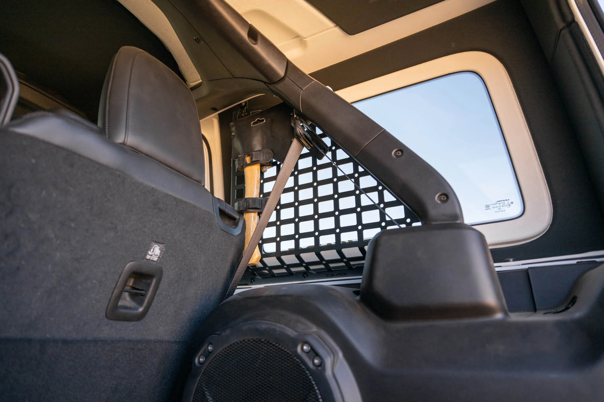 2018-2026 Jeep Wrangler JL 4-Door Rear Window Pocketed Molle Panels - Image 10